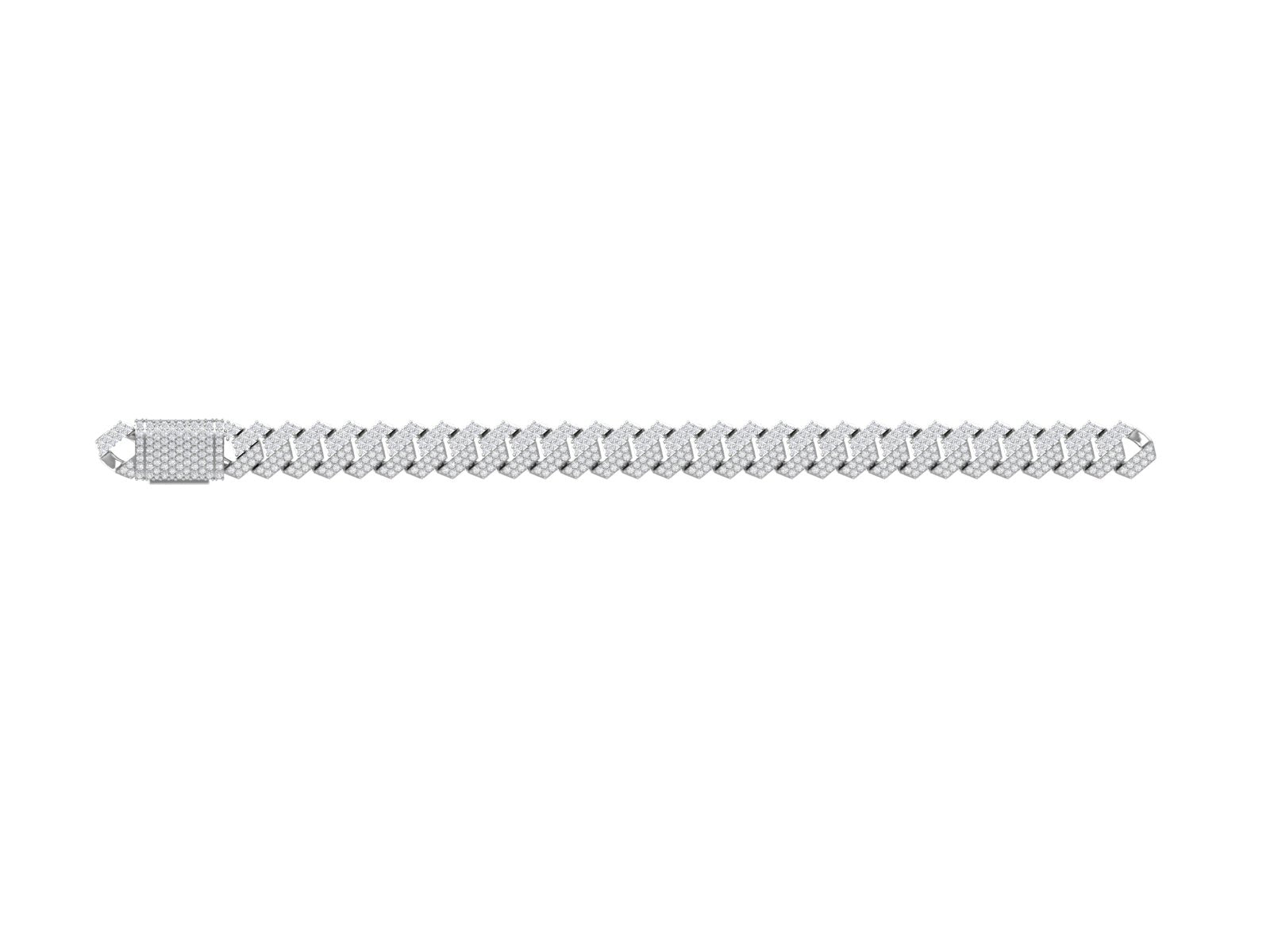 Luxury Iced Cuban Link Bracelet – Statement Elegance for Every Occasion
