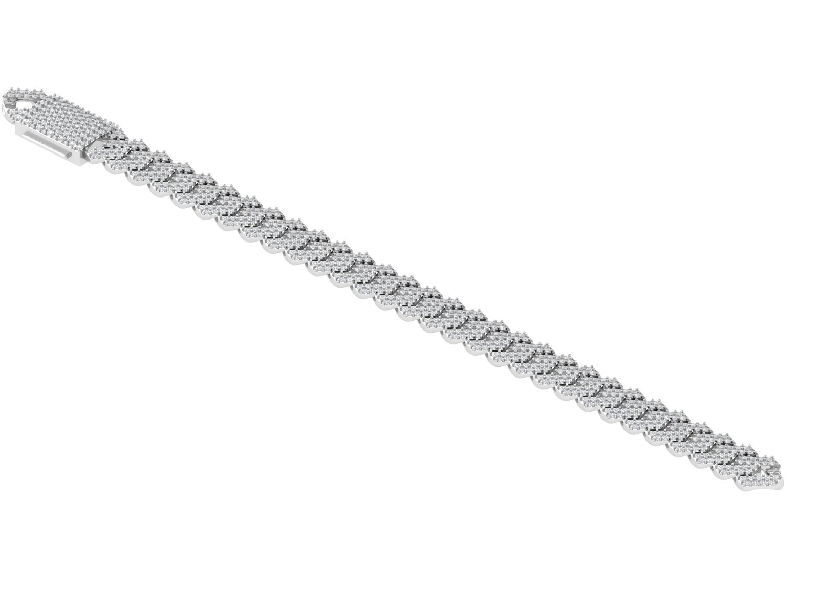 Luxury Iced Cuban Link Bracelet – Statement Elegance for Every Occasion