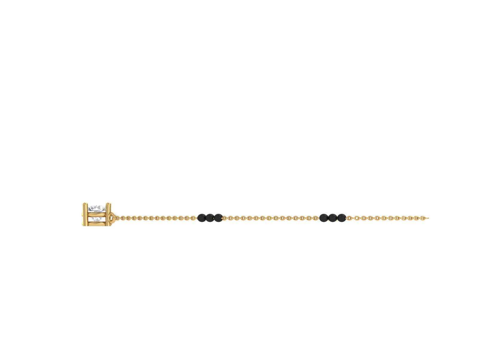 Saanvi – Solitaire Mangalsutra Necklace in Gold