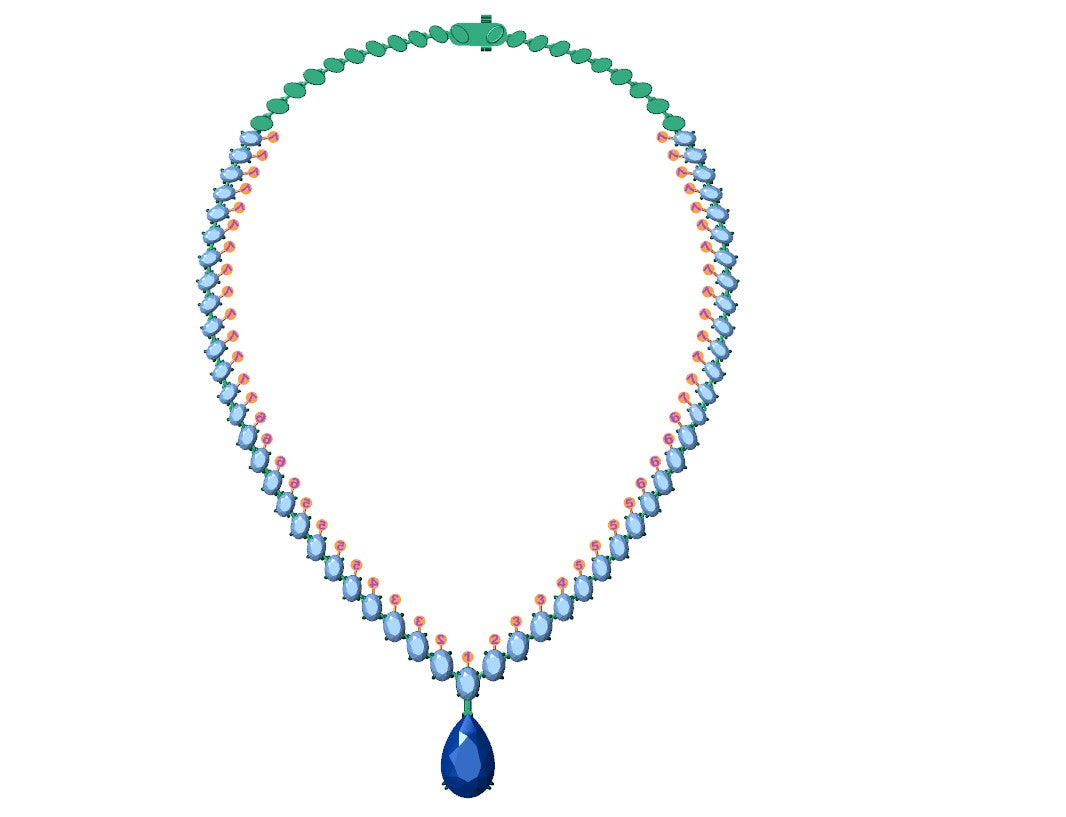 Emerald Elegance Drop Necklace – Nature’s Grace in a Jewel 💚