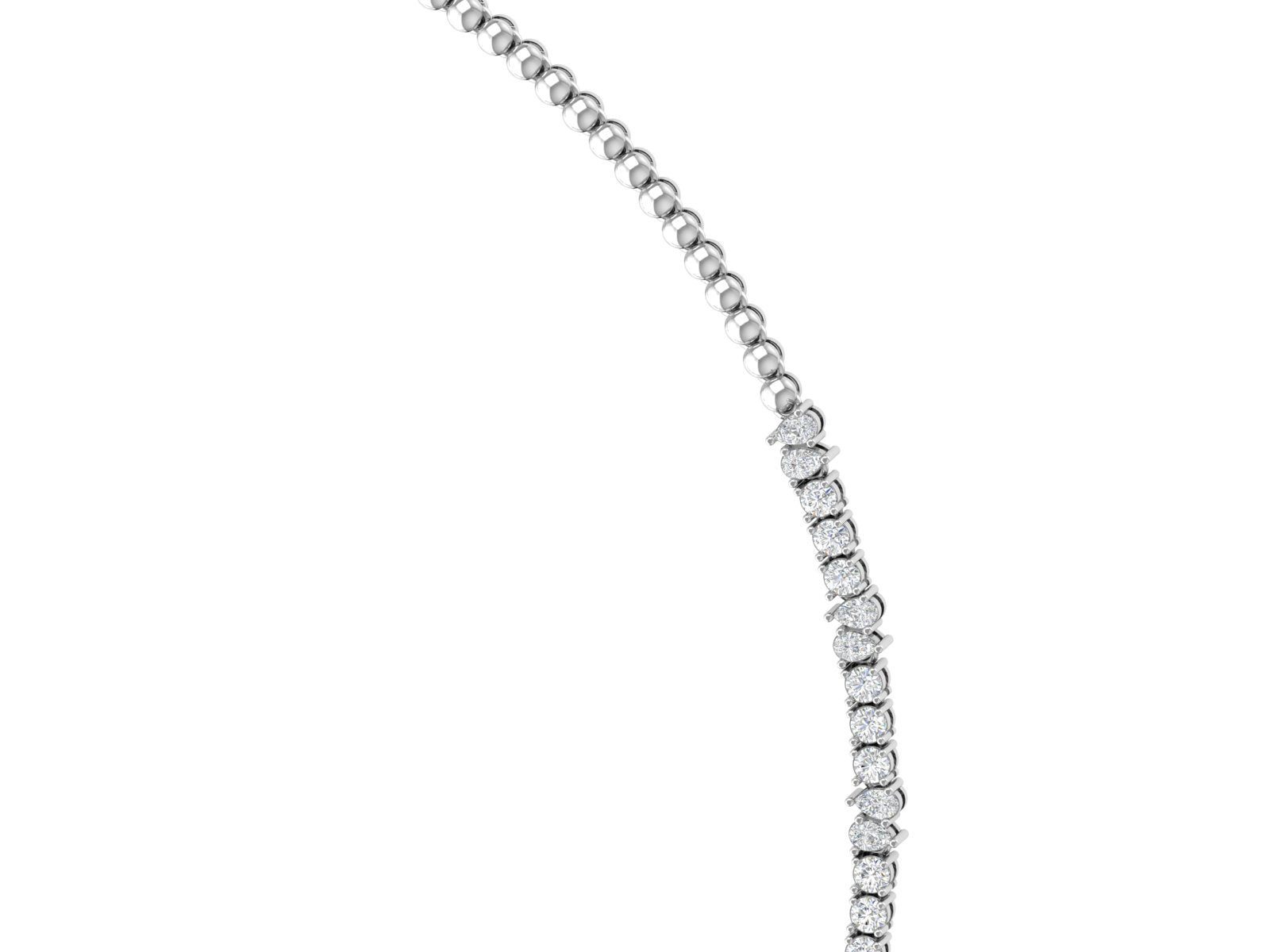 Regalia Graduated Diamond Necklace – Classic Grace with a Tapered Touch