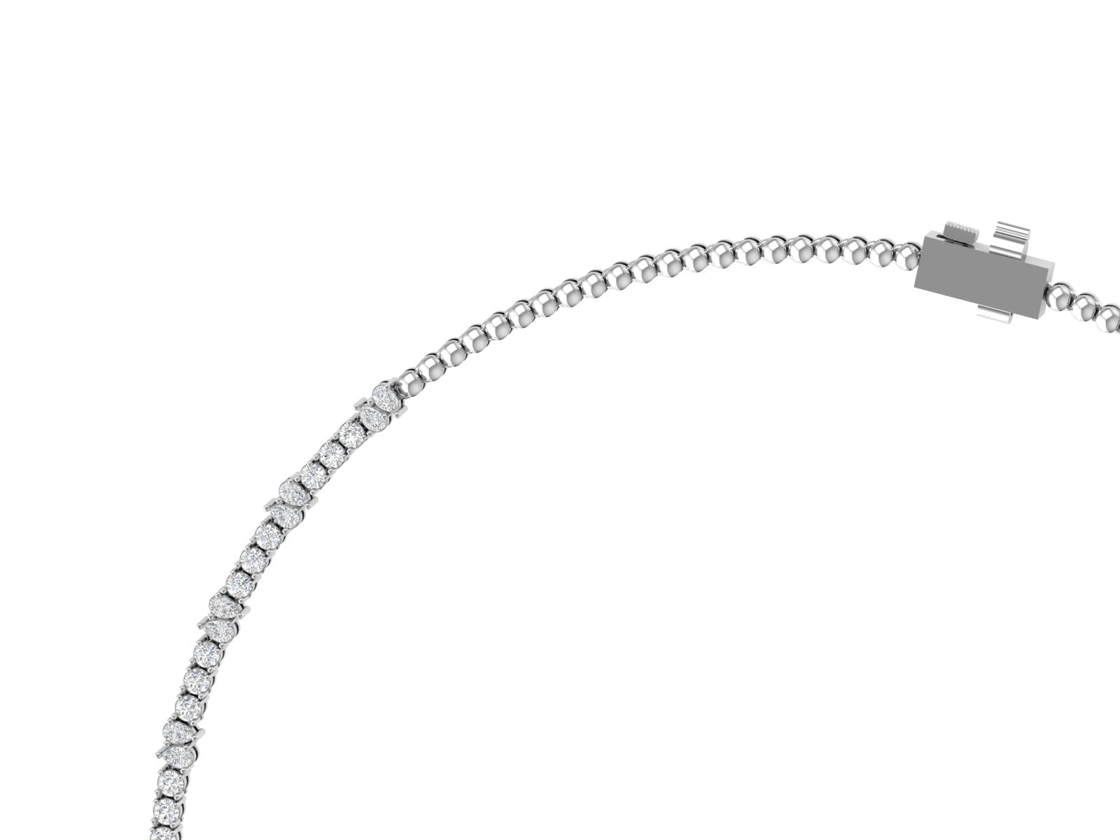 Regalia Graduated Diamond Necklace – Classic Grace with a Tapered Touch