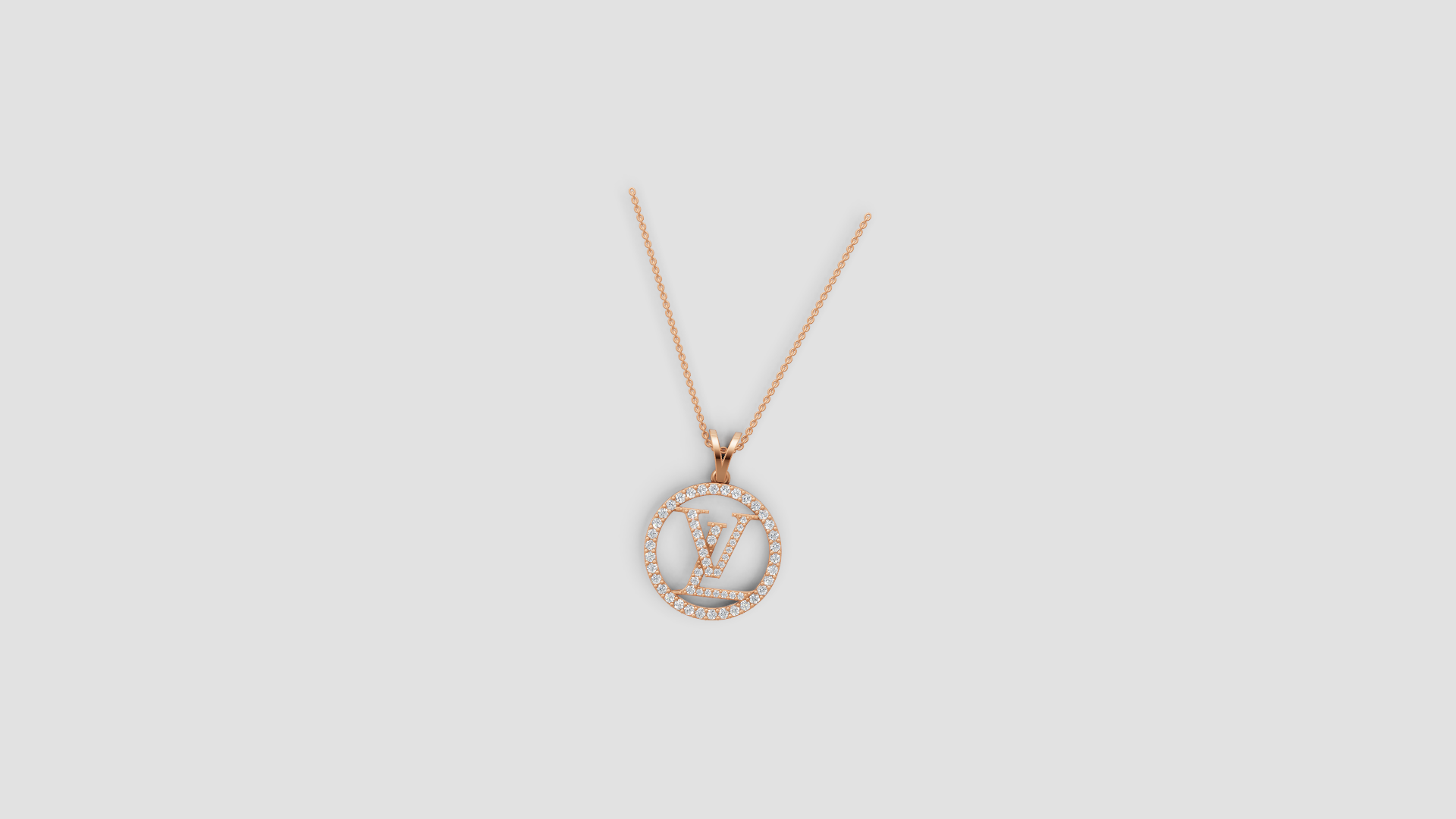 Signature Monogram Pendant – Sparkle with Iconic Sophistication
