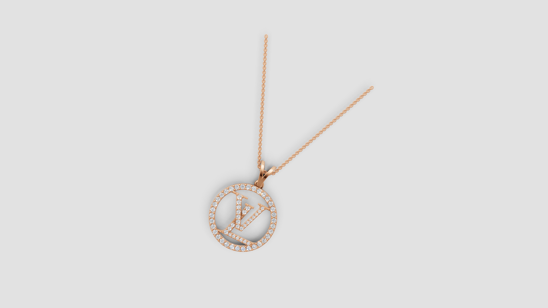 Signature Monogram Pendant – Sparkle with Iconic Sophistication