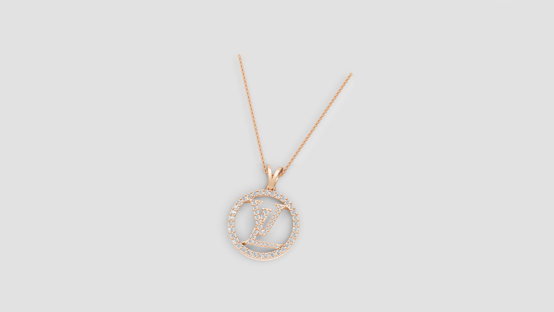 Signature Monogram Pendant – Sparkle with Iconic Sophistication