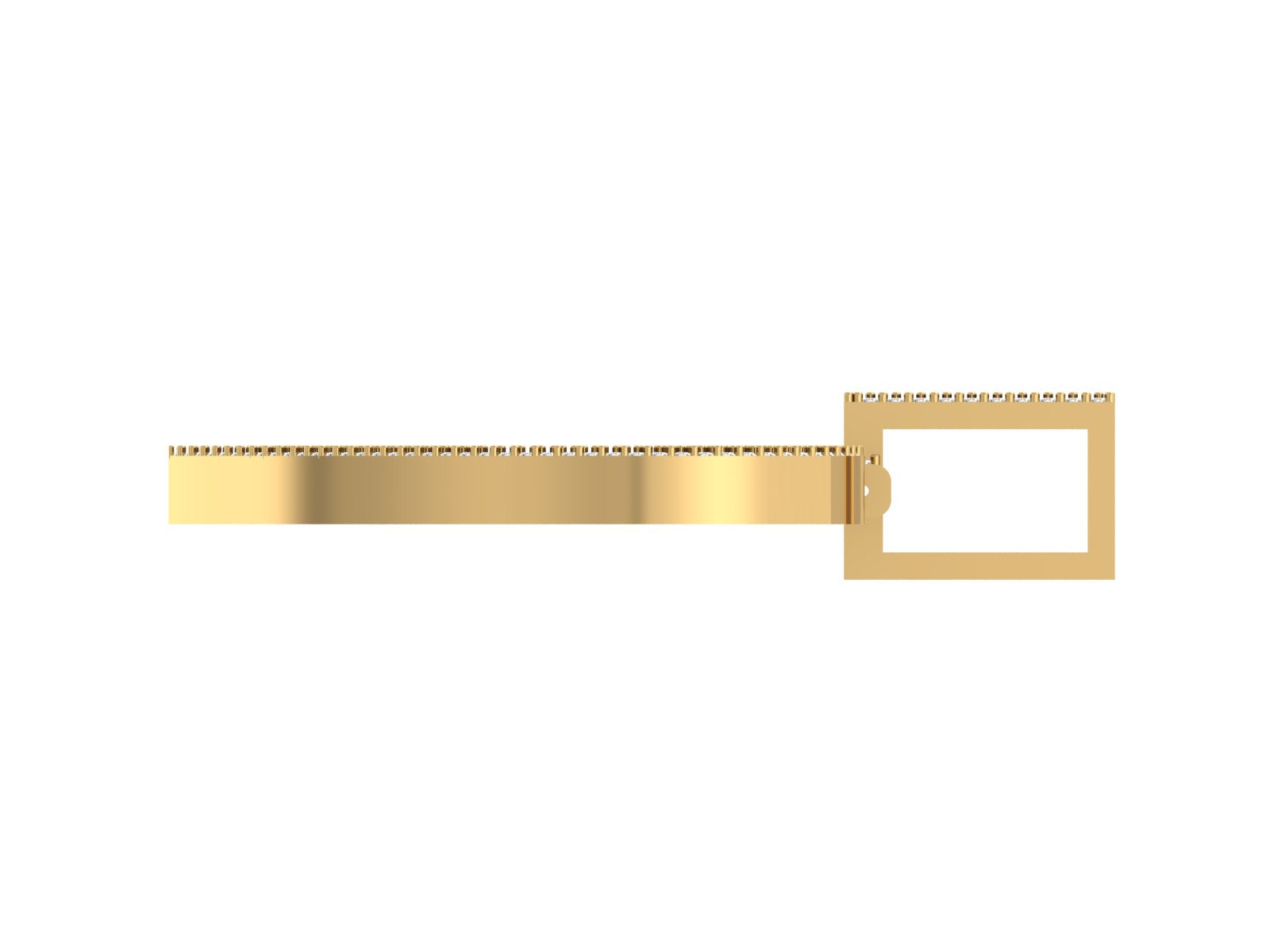 NKO Heart Initial Pendant – Custom Diamond Iced-Out Design in 18KT Gold