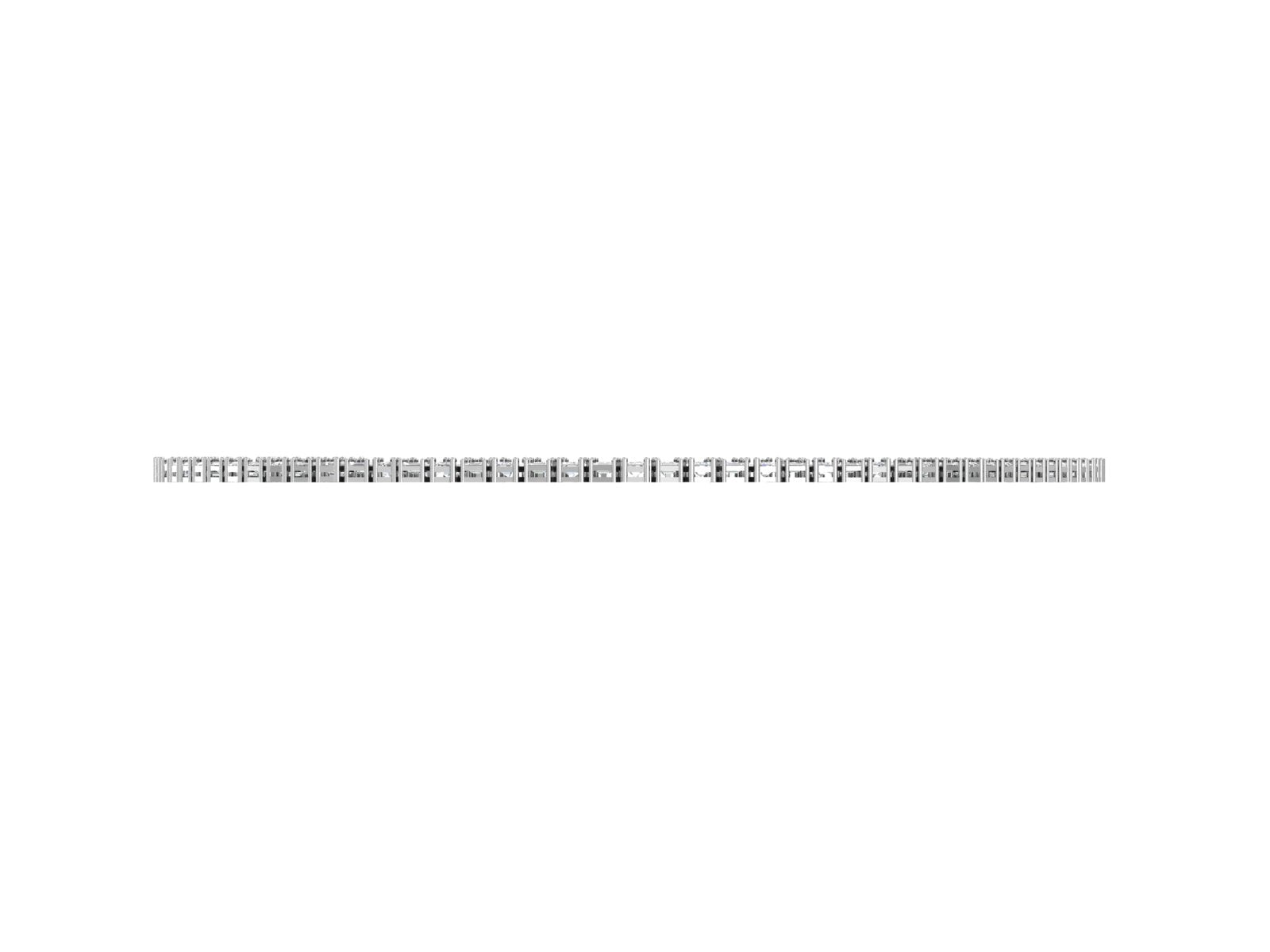 Luxe Lineage Baguette Diamond Necklace – Sleek. Bold. Iconic. 💎