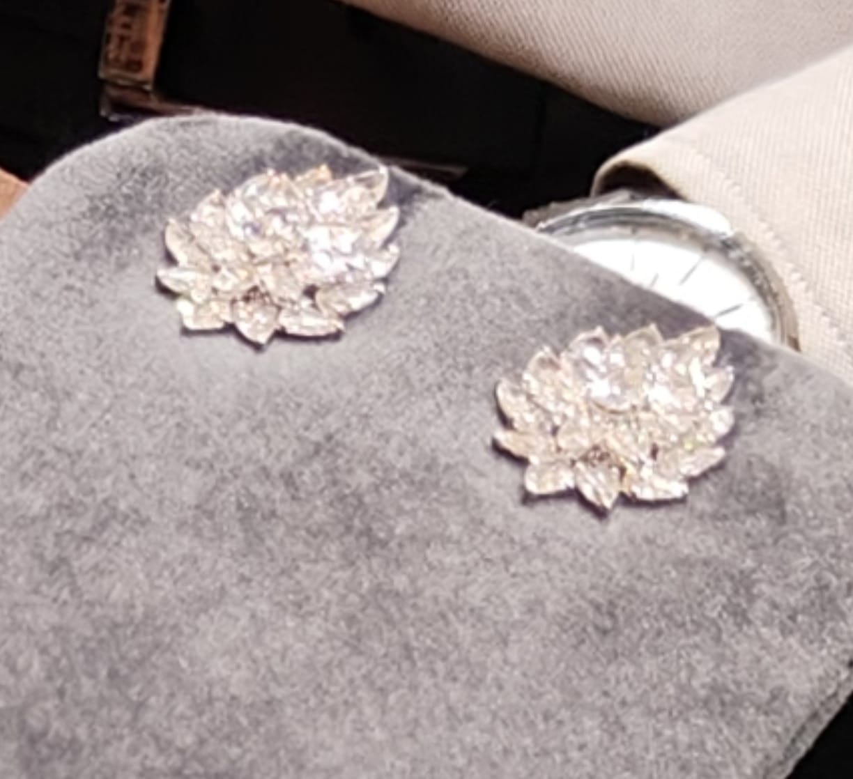 Elysian Bloom – Marquise & Pear Cut Diamond Earrings