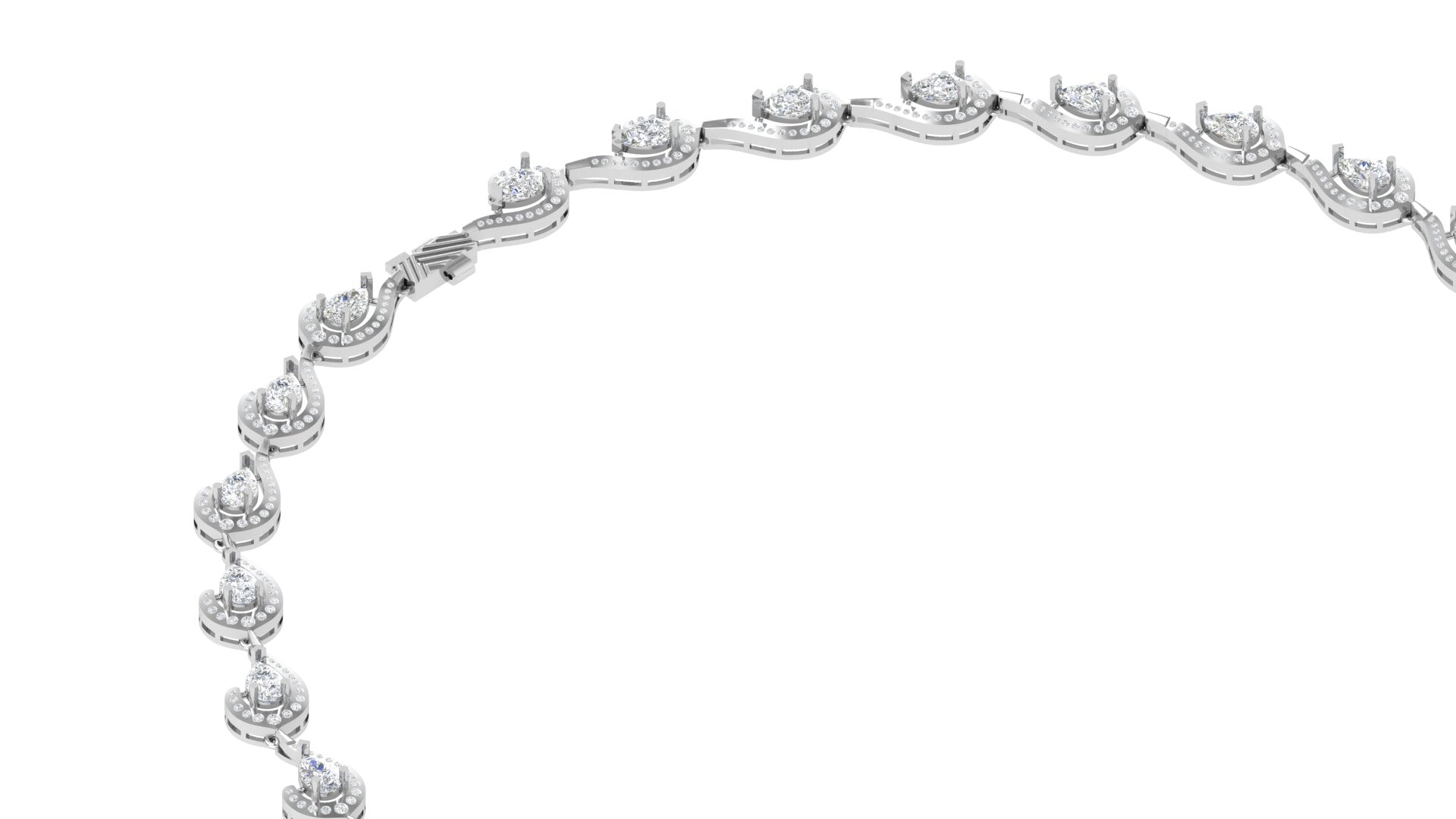 Diamond Drift – Elegant Y-Drop Diamond Necklace | DS IMPEX Signature Sparkle