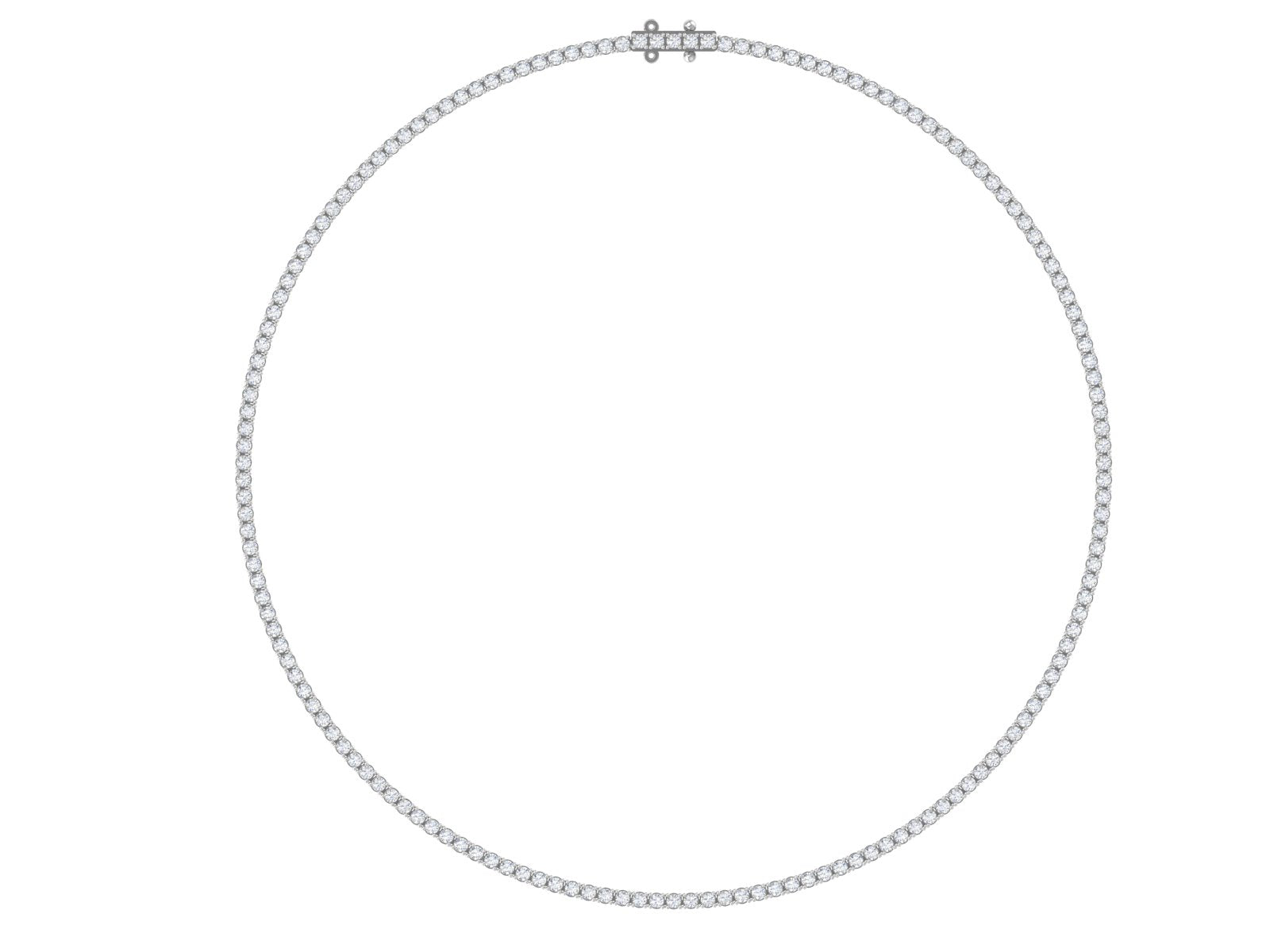 Radiant Grace – Diamond Tennis Necklace | DS IMPEX Exclusive