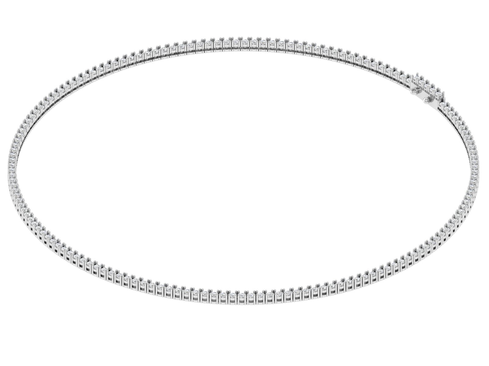 Radiant Grace – Diamond Tennis Necklace | DS IMPEX Exclusive