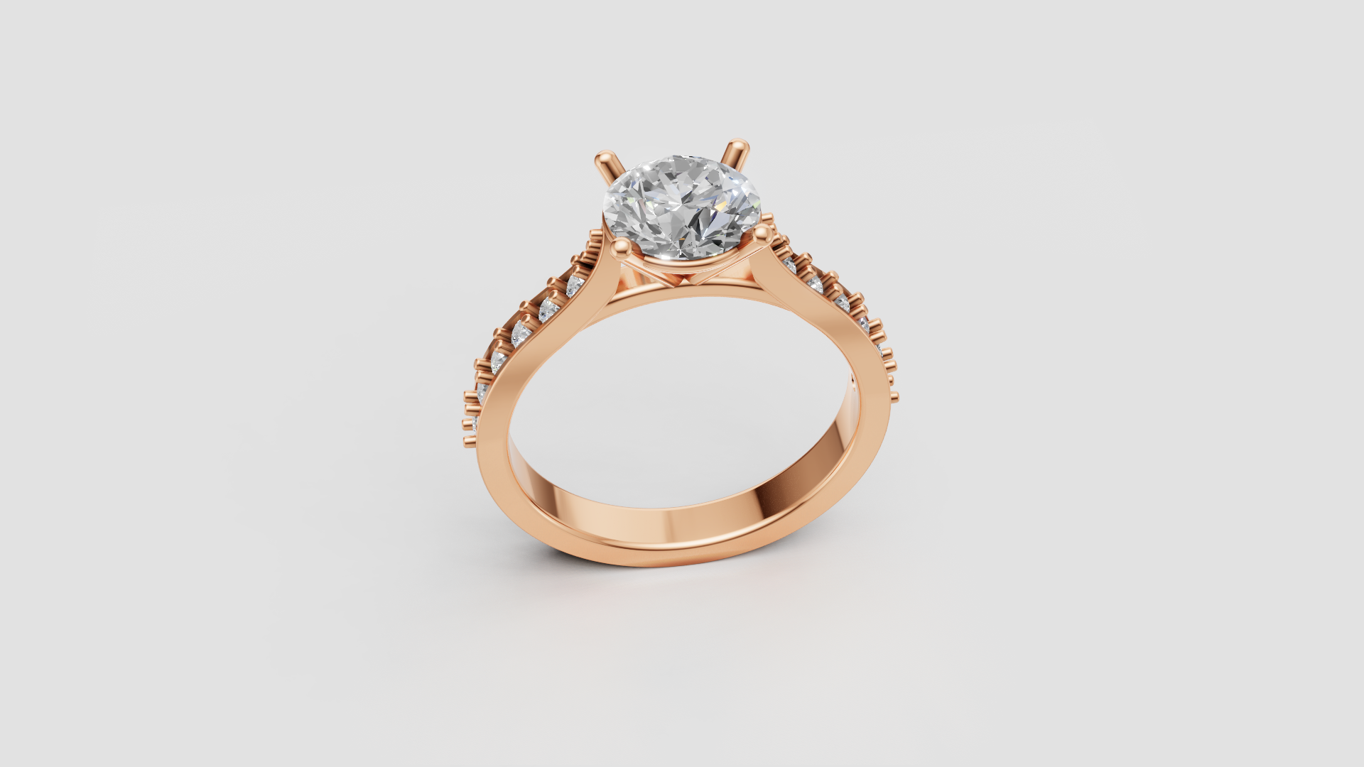 💍 Solitaire Brilliance – Diamond Engagement Ring | DS IMPEX Exclusive