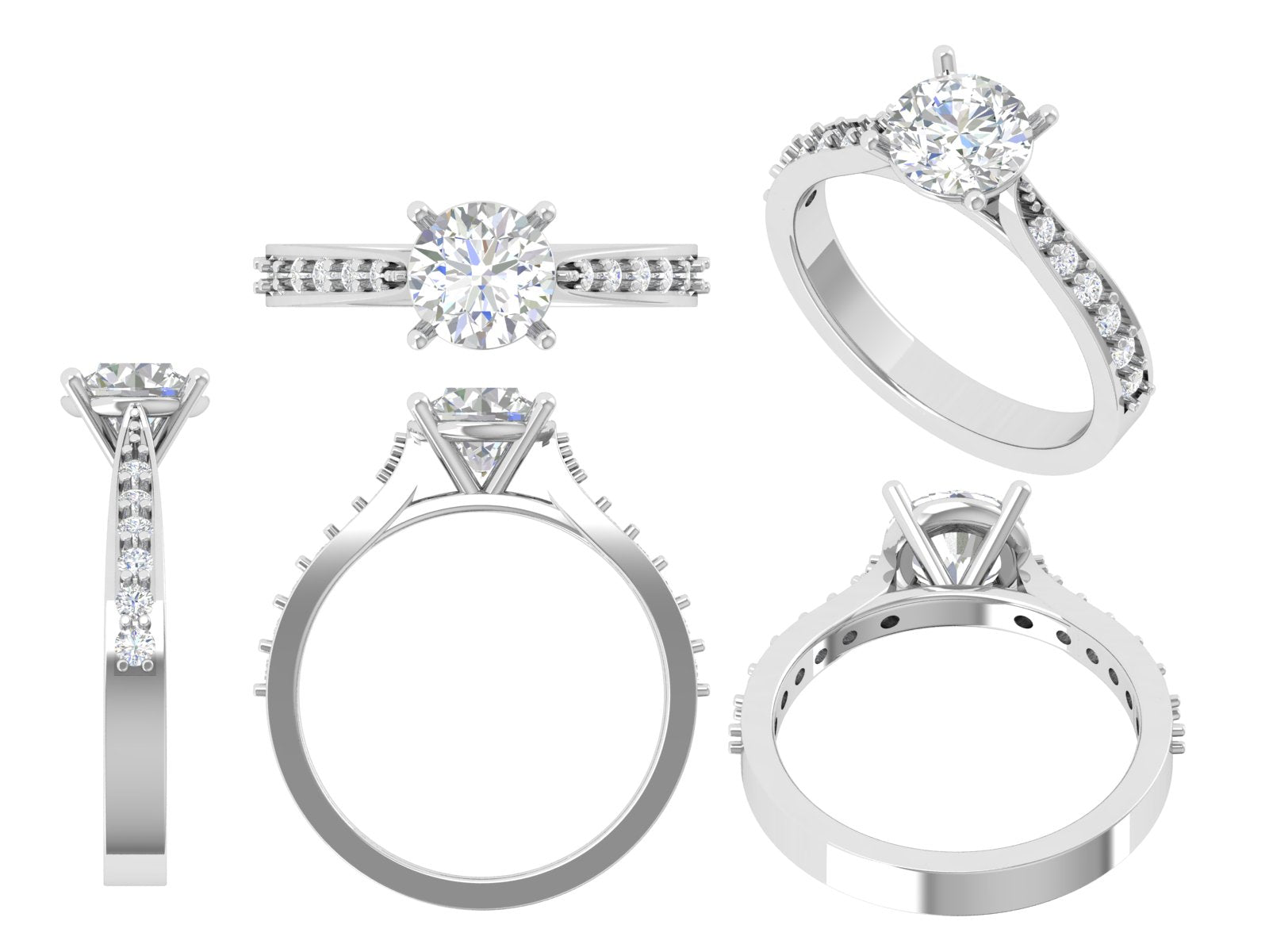 💍 Solitaire Brilliance – Diamond Engagement Ring | DS IMPEX Exclusive