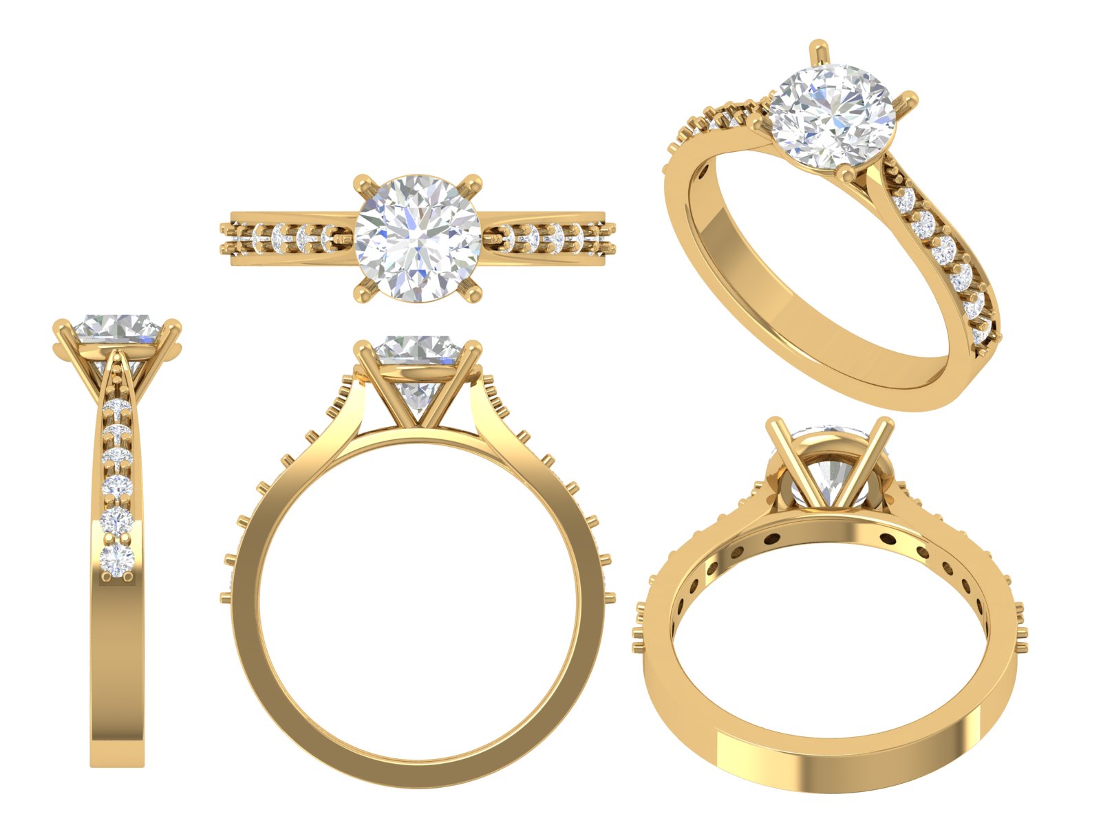 💍 Solitaire Brilliance – Diamond Engagement Ring | DS IMPEX Exclusive