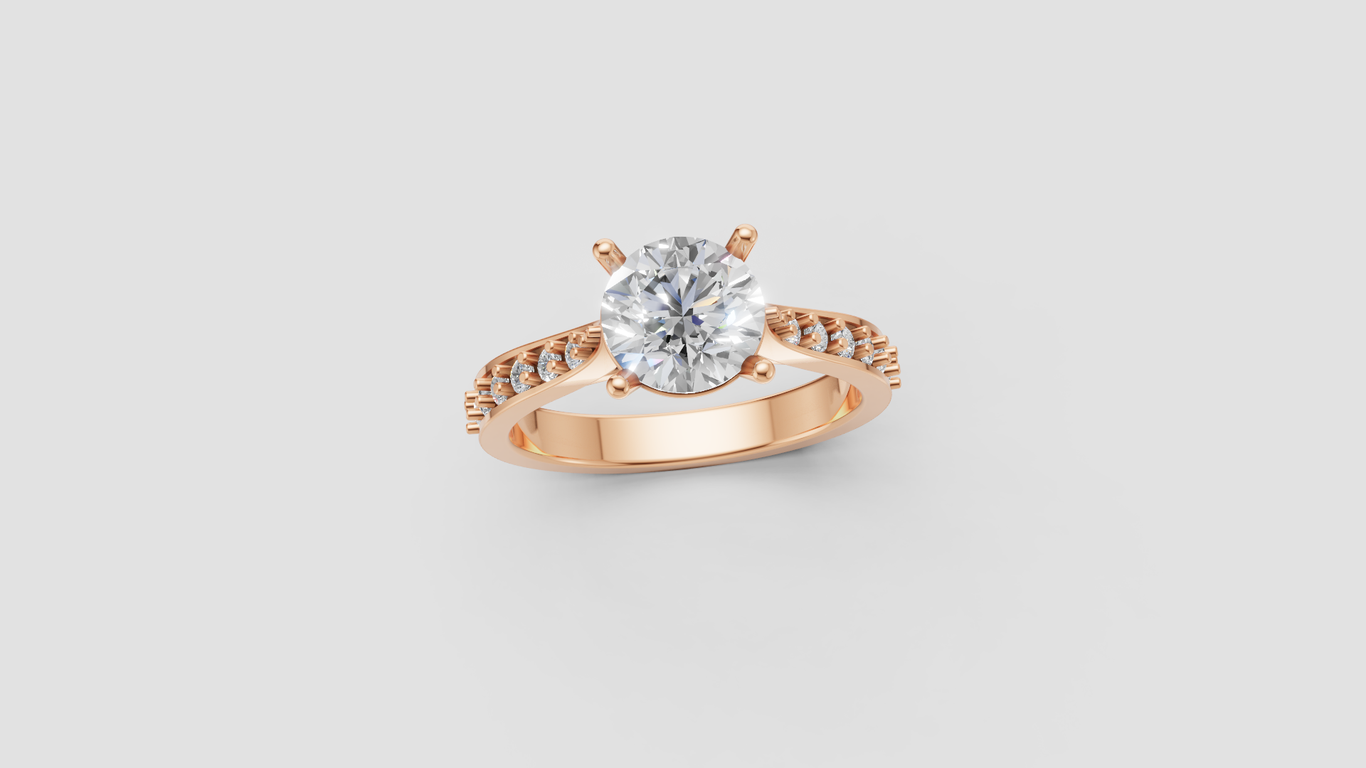 💍 Solitaire Brilliance – Diamond Engagement Ring | DS IMPEX Exclusive