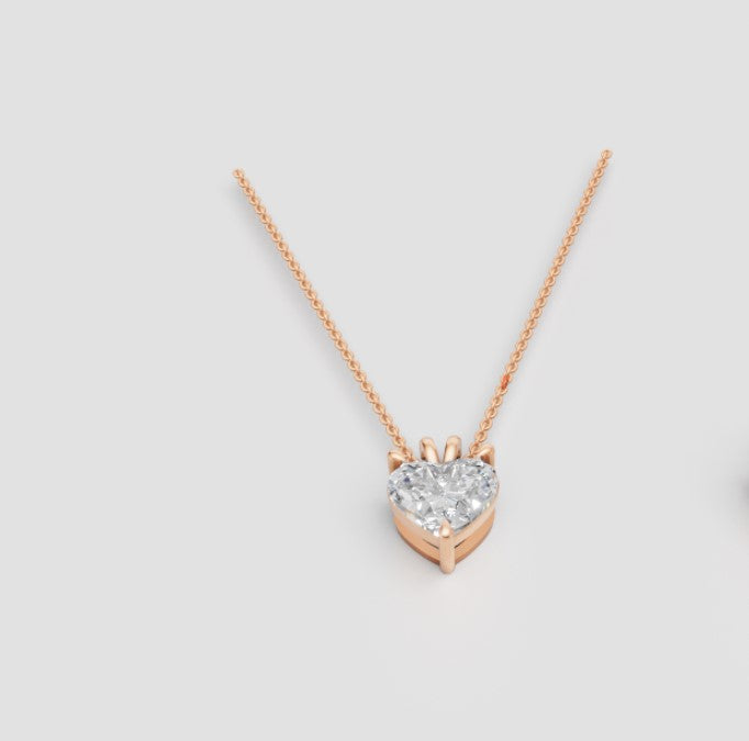 Amora Heart Diamond Pendant – A Symbol of Pure Love