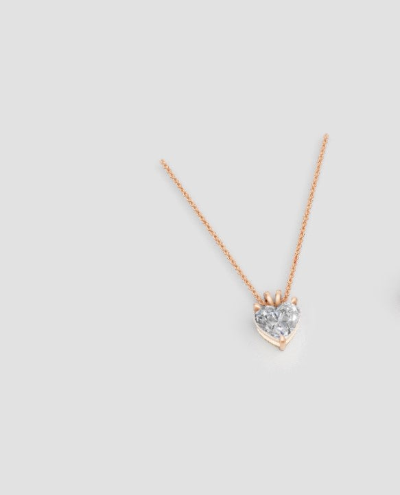 Amora Heart Diamond Pendant – A Symbol of Pure Love