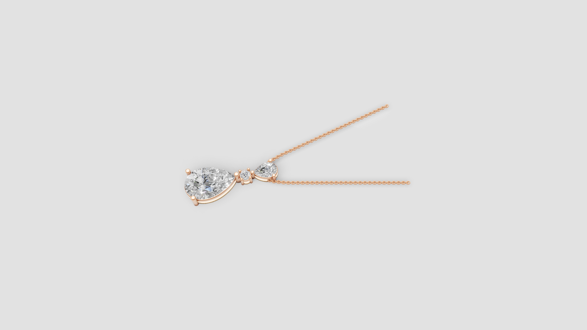 Seraphina Teardrop Diamond Pendant – A Sparkle of Poise and Purity