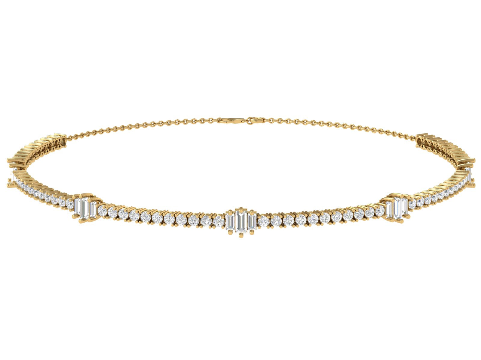 Eternal Grace – Diamond Necklace | 14K Gold | DS IMPEX Exclusive
