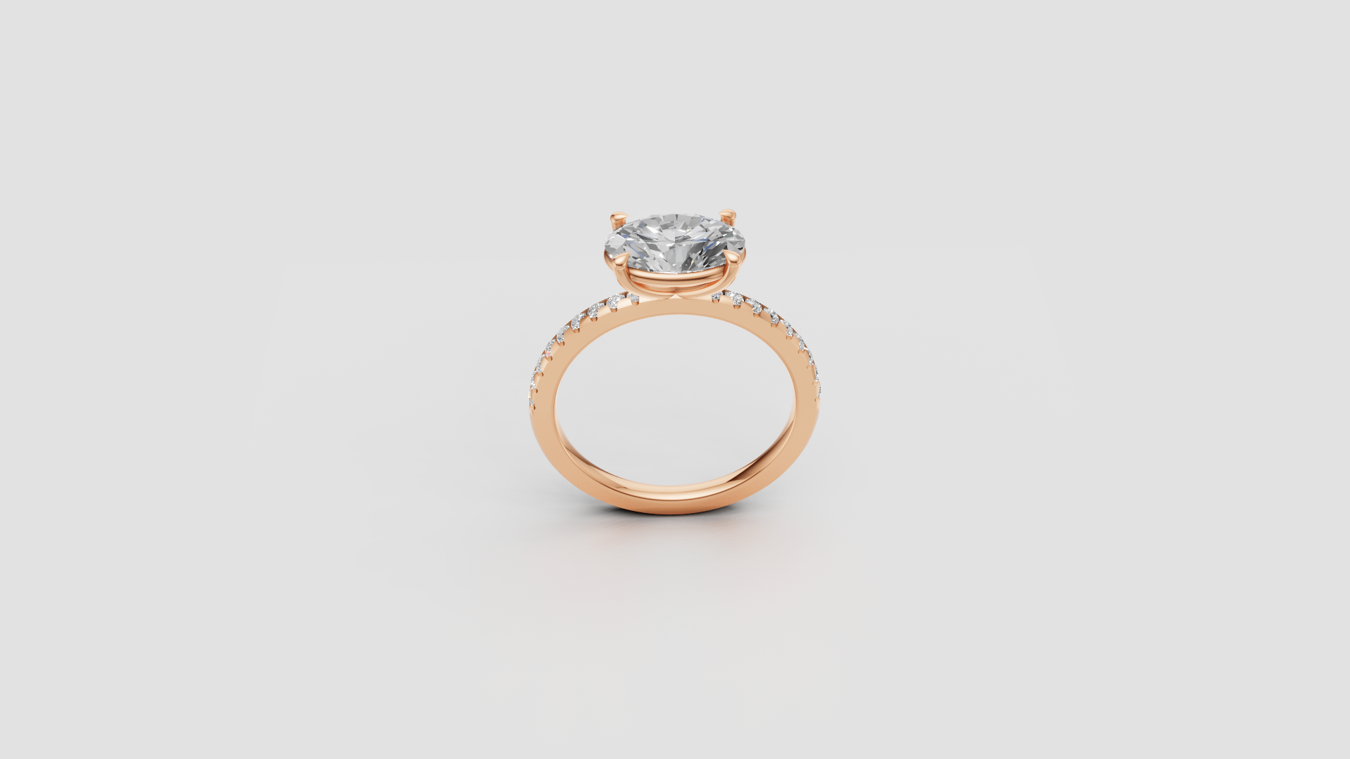 Eternal Glow – Oval Cut Solitaire Diamond Ring | DS IMPEX Signature