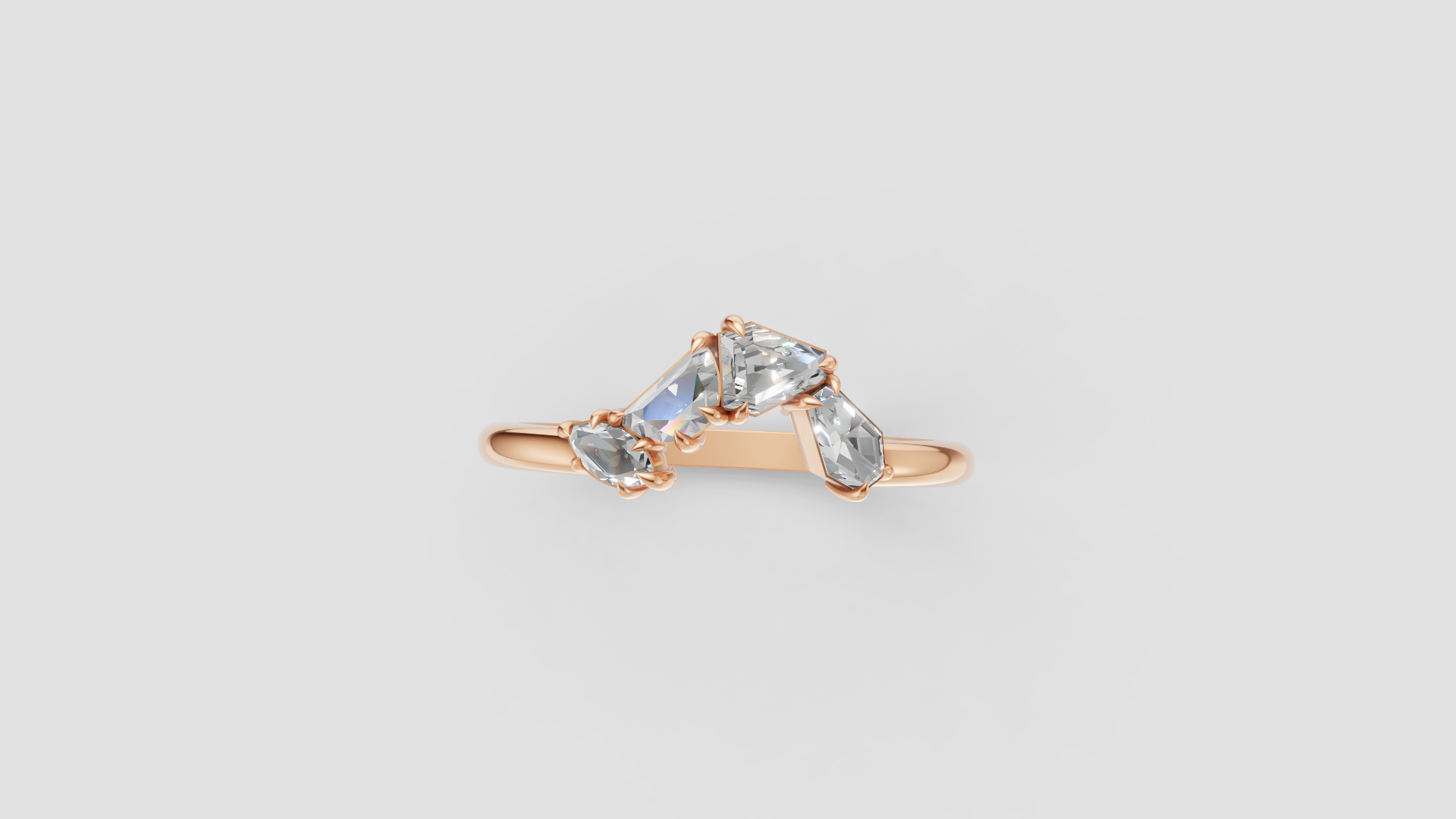 🌟 Trinity Glow – Three Stone Marquise Diamond Ring | DS IMPEX Signature