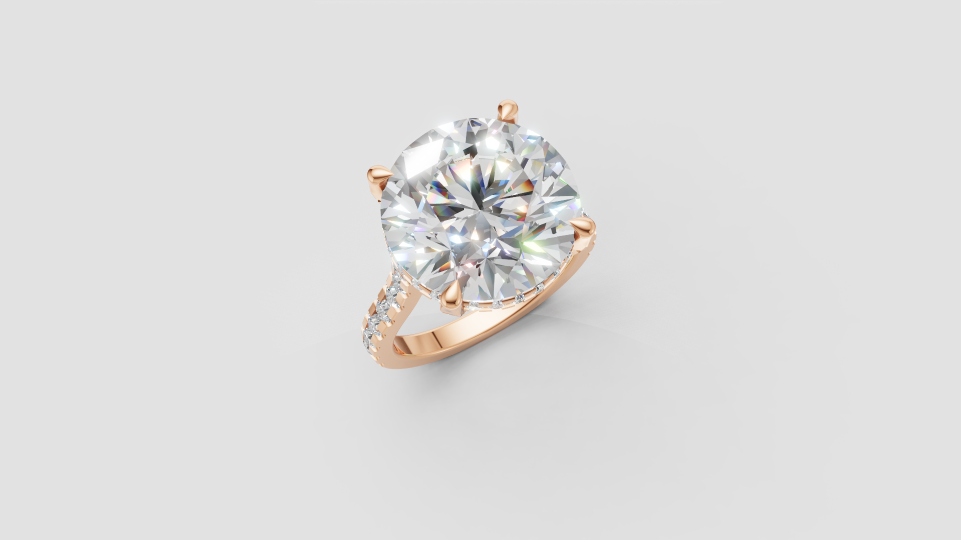 ✨ Eternal Spark – Round Brilliant Solitaire Ring | DS IMPEX Signature