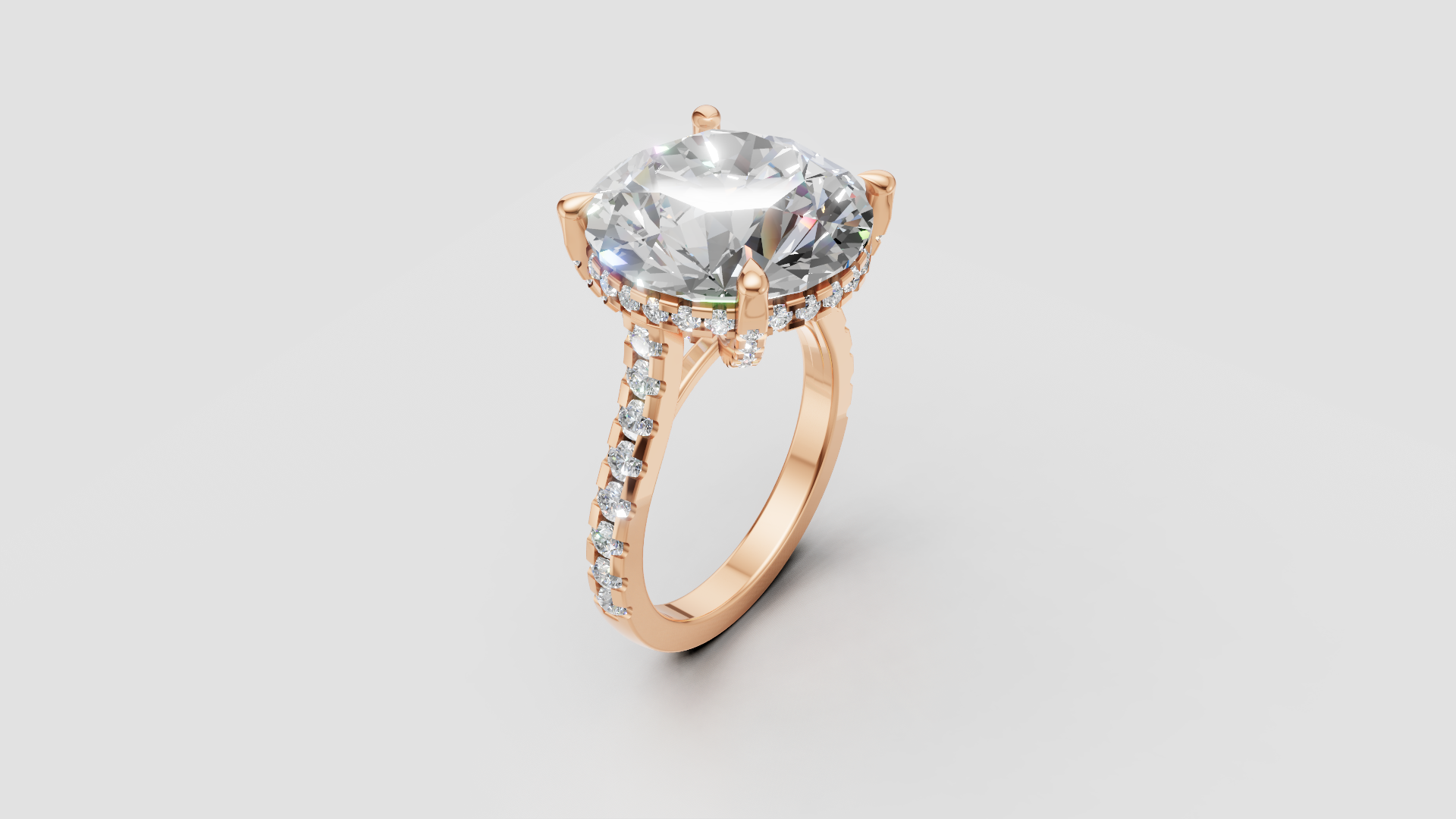 ✨ Eternal Spark – Round Brilliant Solitaire Ring | DS IMPEX Signature