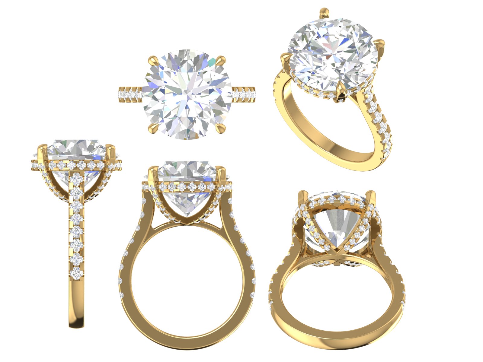 ✨ Eternal Spark – Round Brilliant Solitaire Ring | DS IMPEX Signature