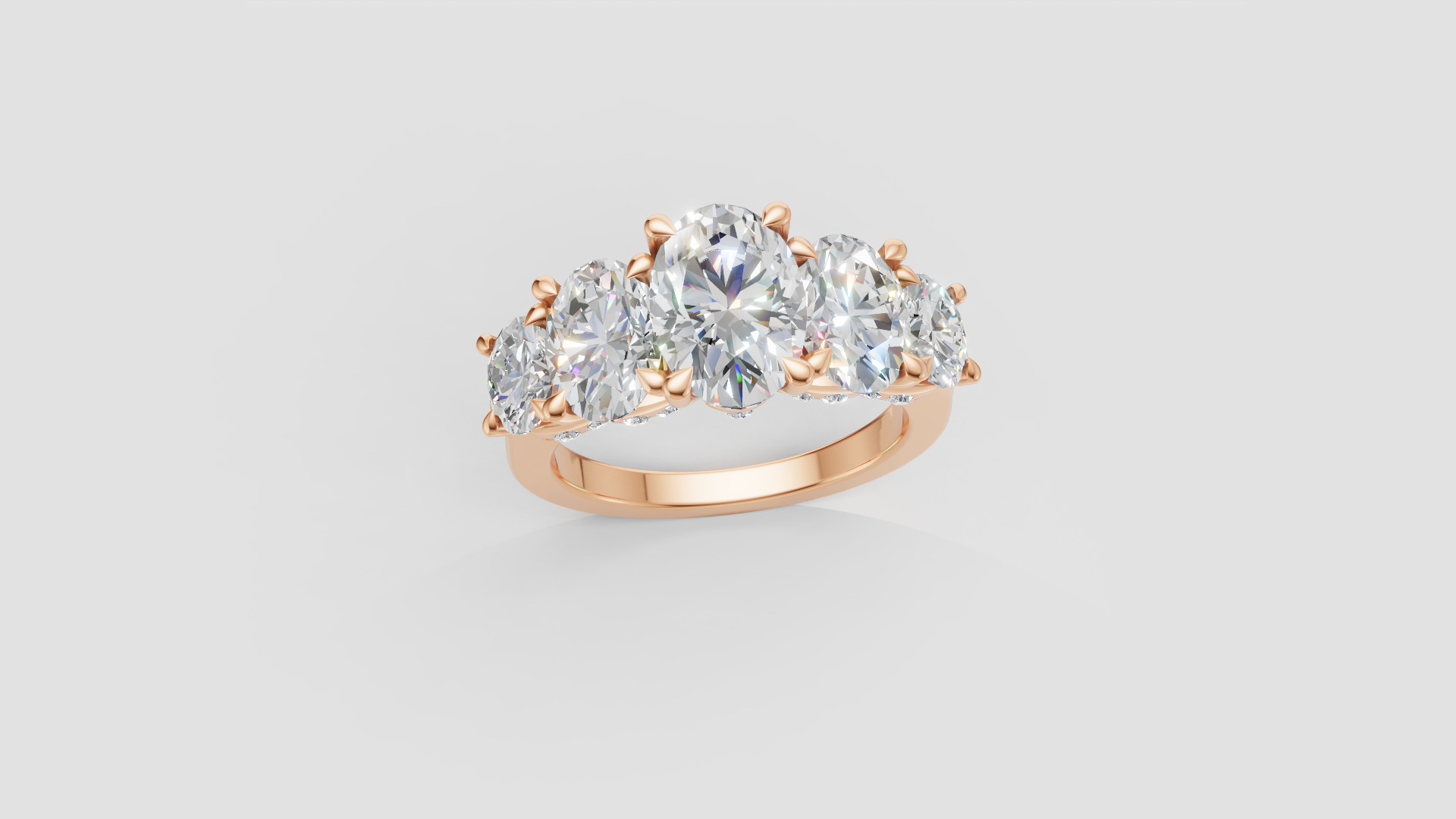 🌟 Trinity Brilliance – 4.50 Carat Three-Stone Diamond Ring | DS IMPEX Signature