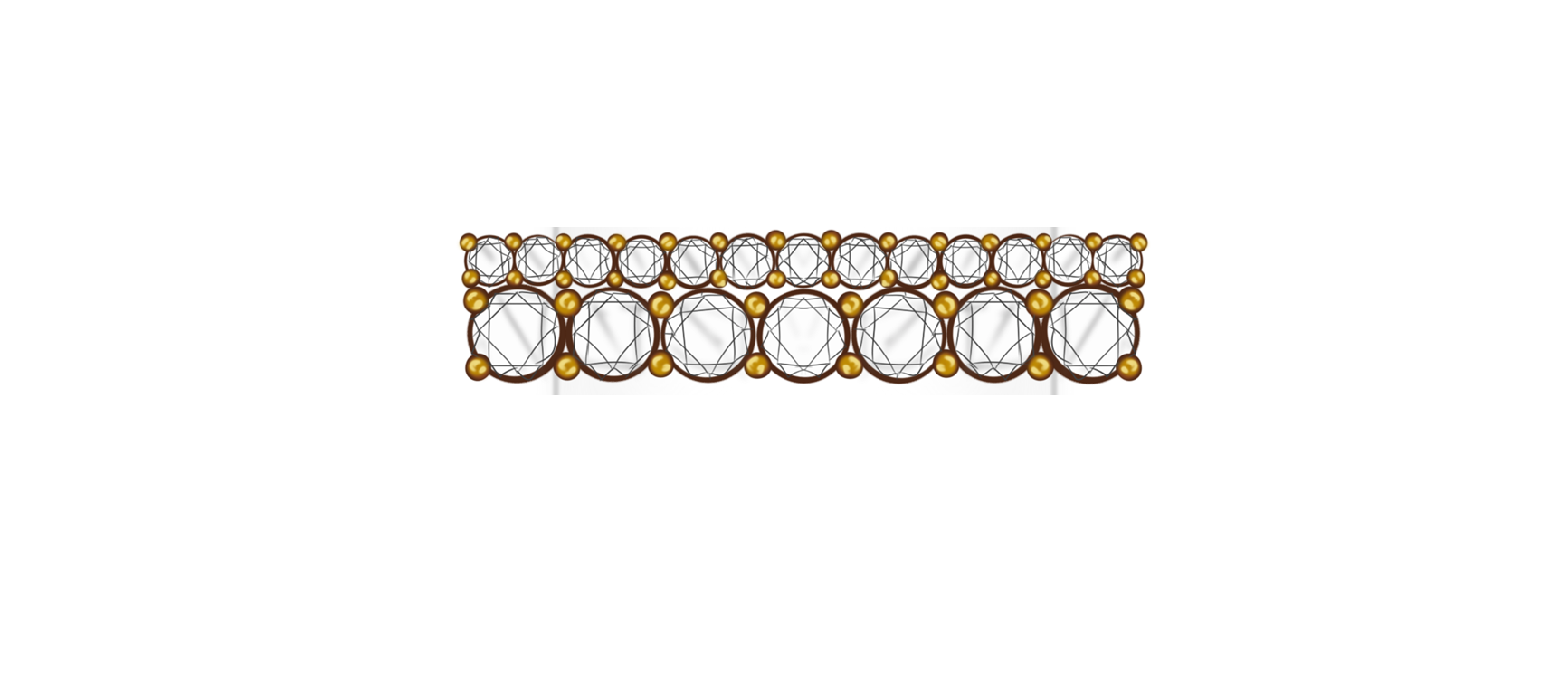 ✨ Double Row Diamond Band Ring – Elegant 14K Gold Design | DS IMPEX