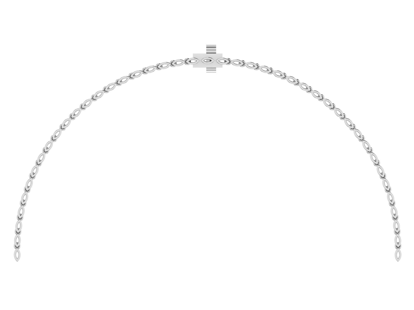 ✨ Radiant Blossom – Diamond Cluster Necklace | DS IMPEX Luxury
