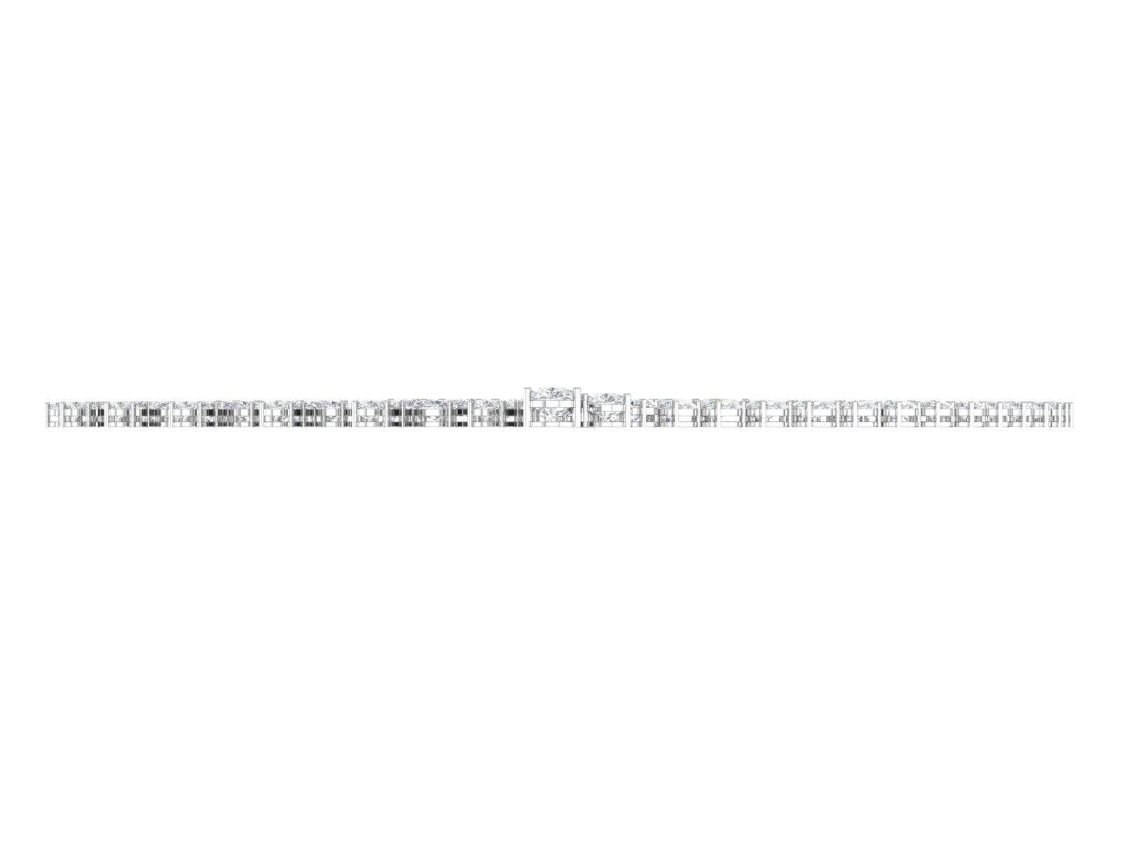 ✨ Majestic Cascade – Diamond Waterfall Necklace | DS IMPEX