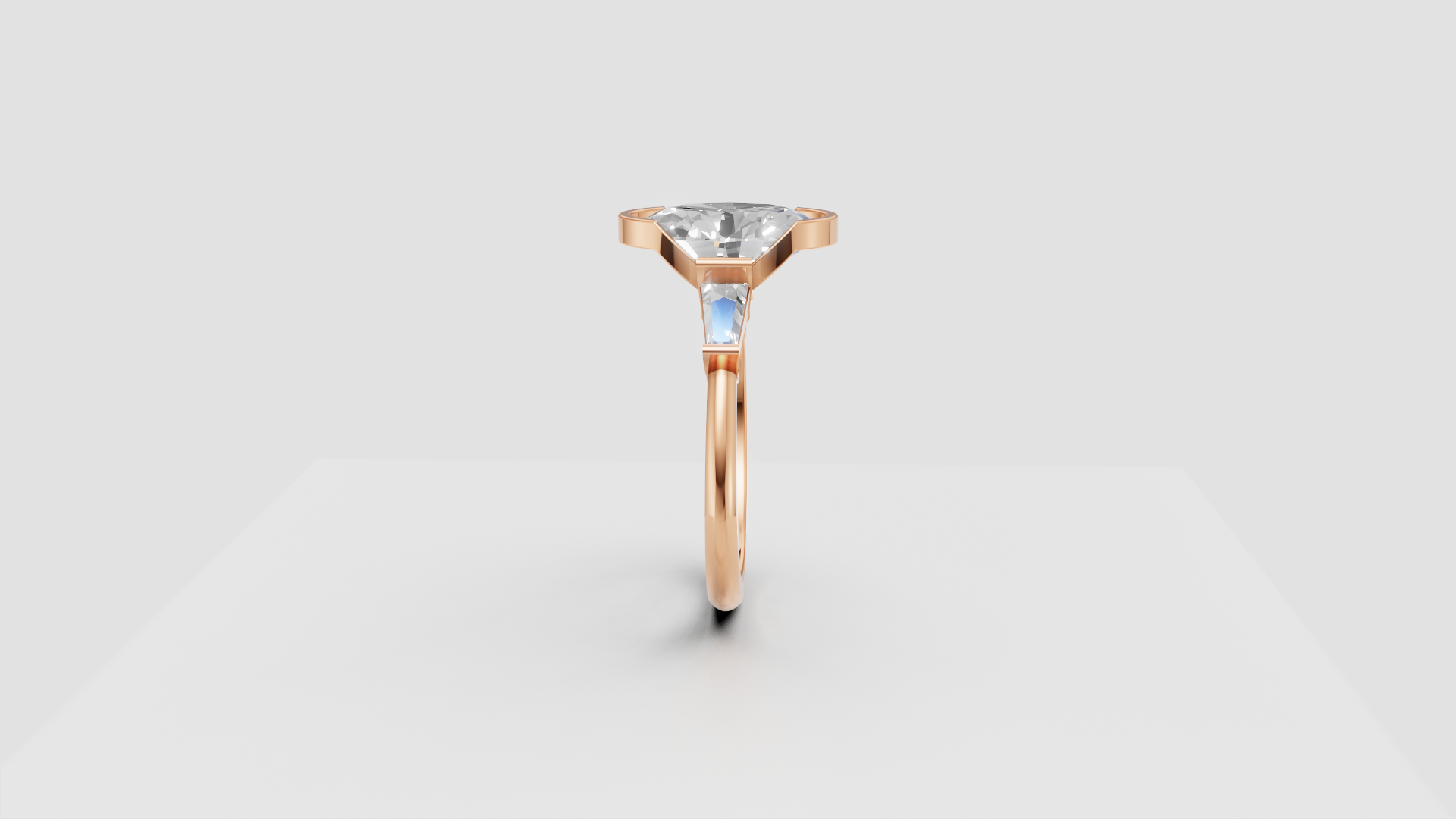✨ Oval Solitaire Engagement Ring – Classic 18K Gold | DS IMPEX