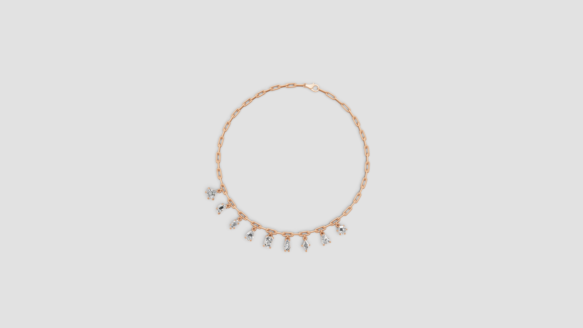 ✨ Modern Minimalist Diamond Charm Necklace | DS IMPEX