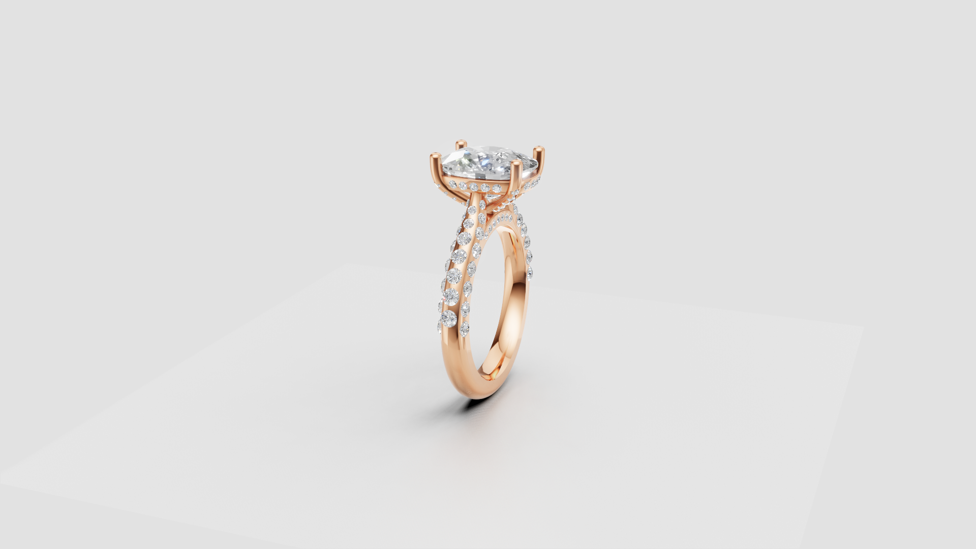 💍 Cushion-Cut Solitaire Engagement Ring | 14K Gold | DS IMPEX
