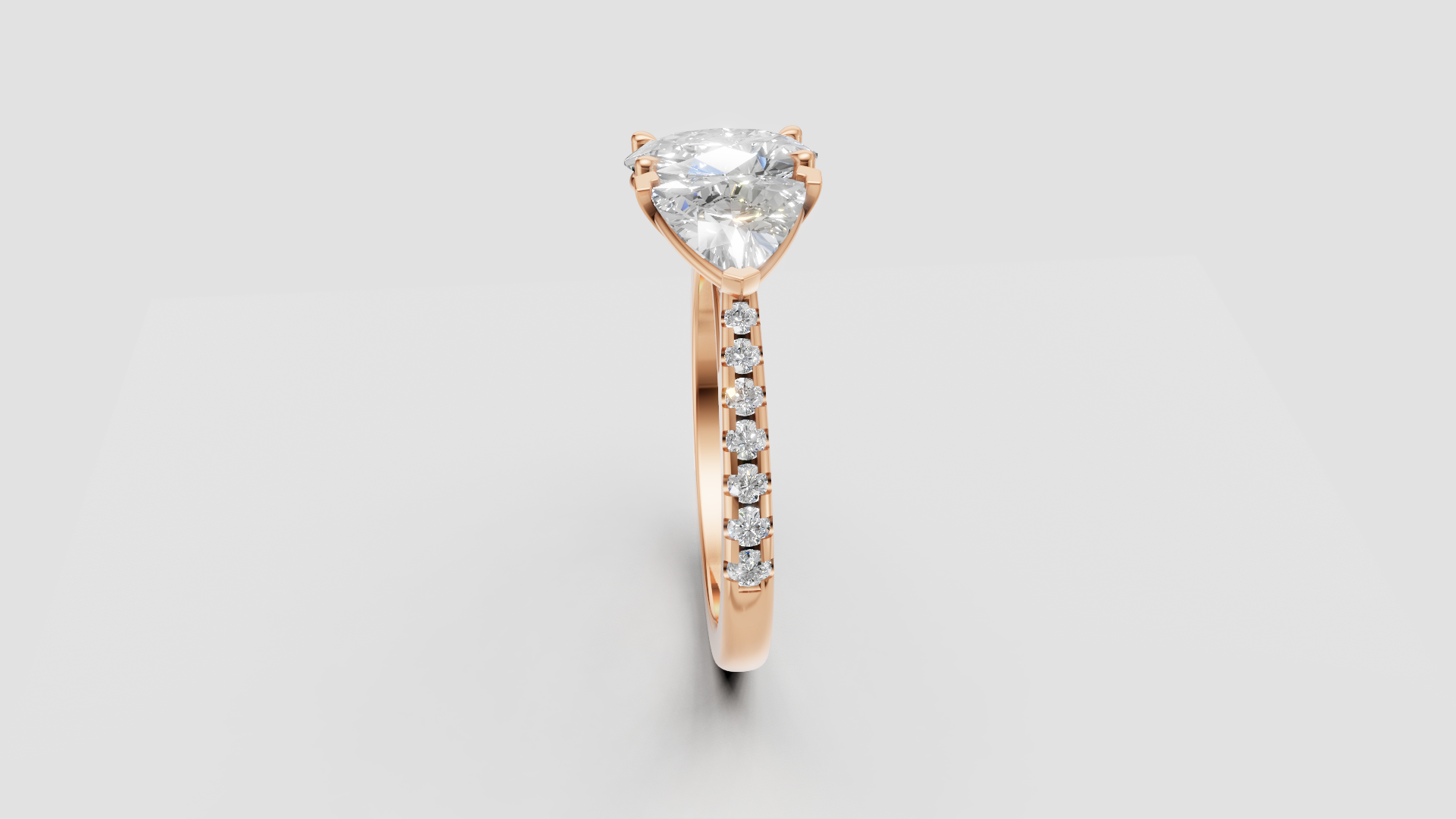 ✨ Double-Solitaire Heart Ring | 14K Gold | DS IMPEX
