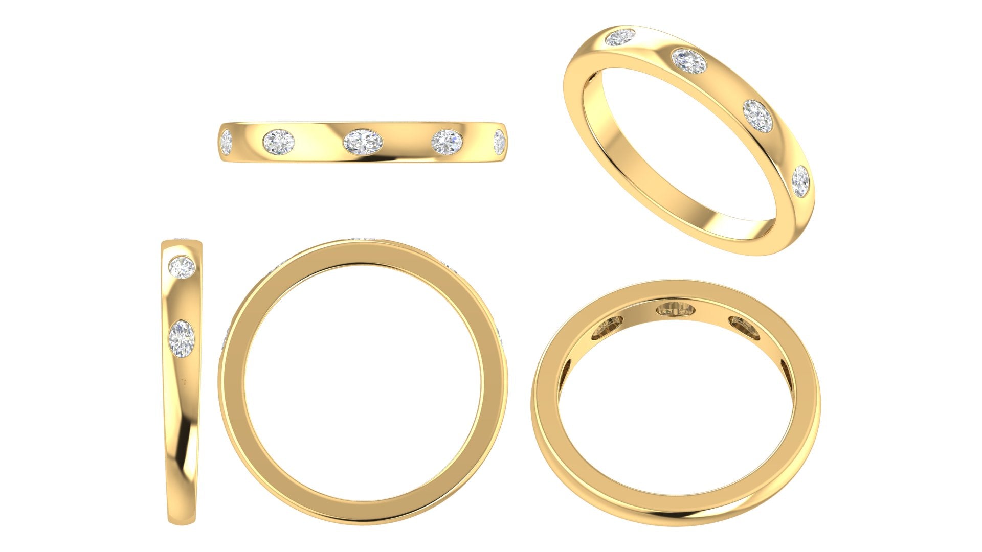 Eternal Spark – Diamond Band Ring | DS IMPEX Signature