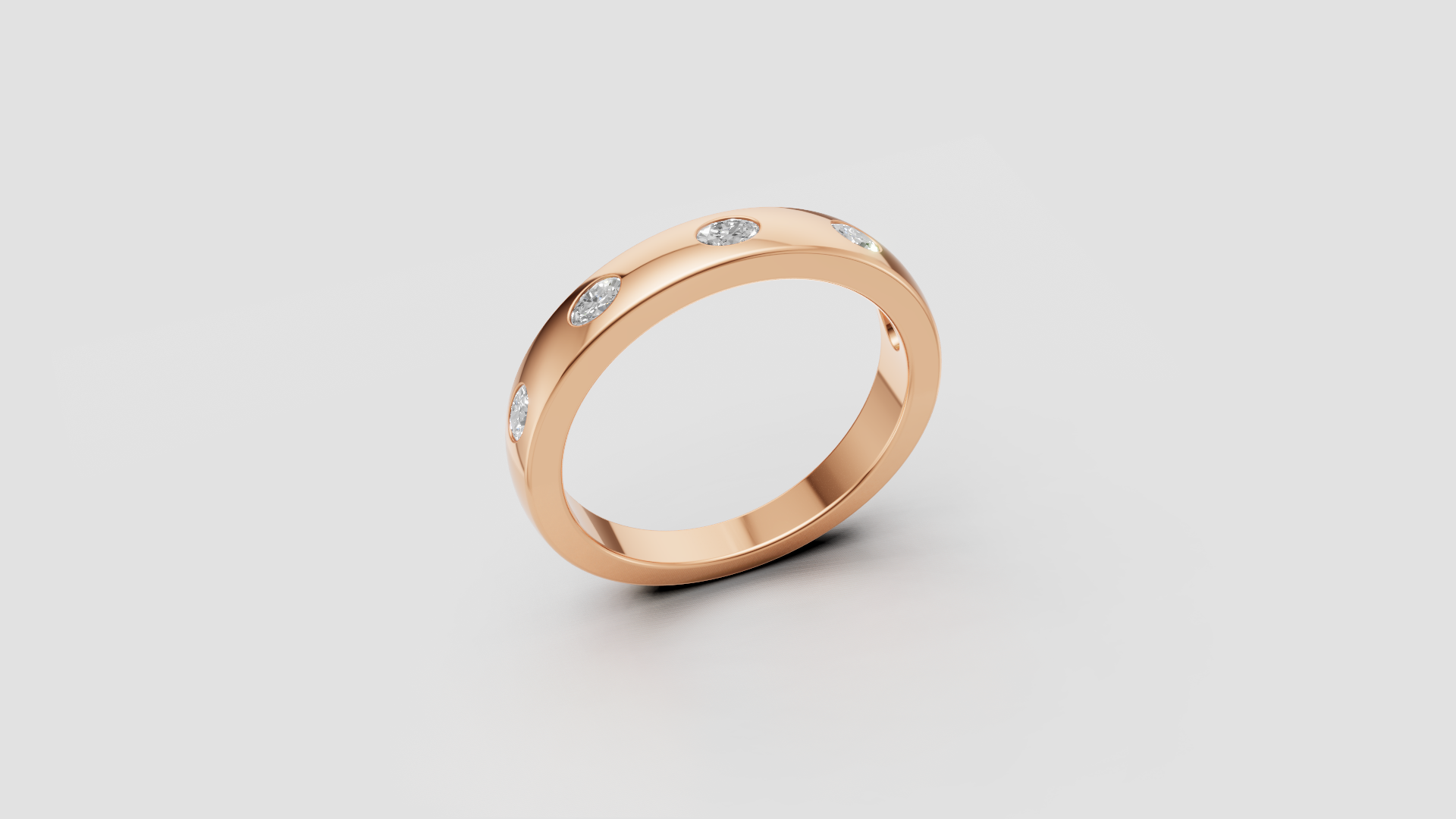 Eternal Spark – Diamond Band Ring | DS IMPEX Signature