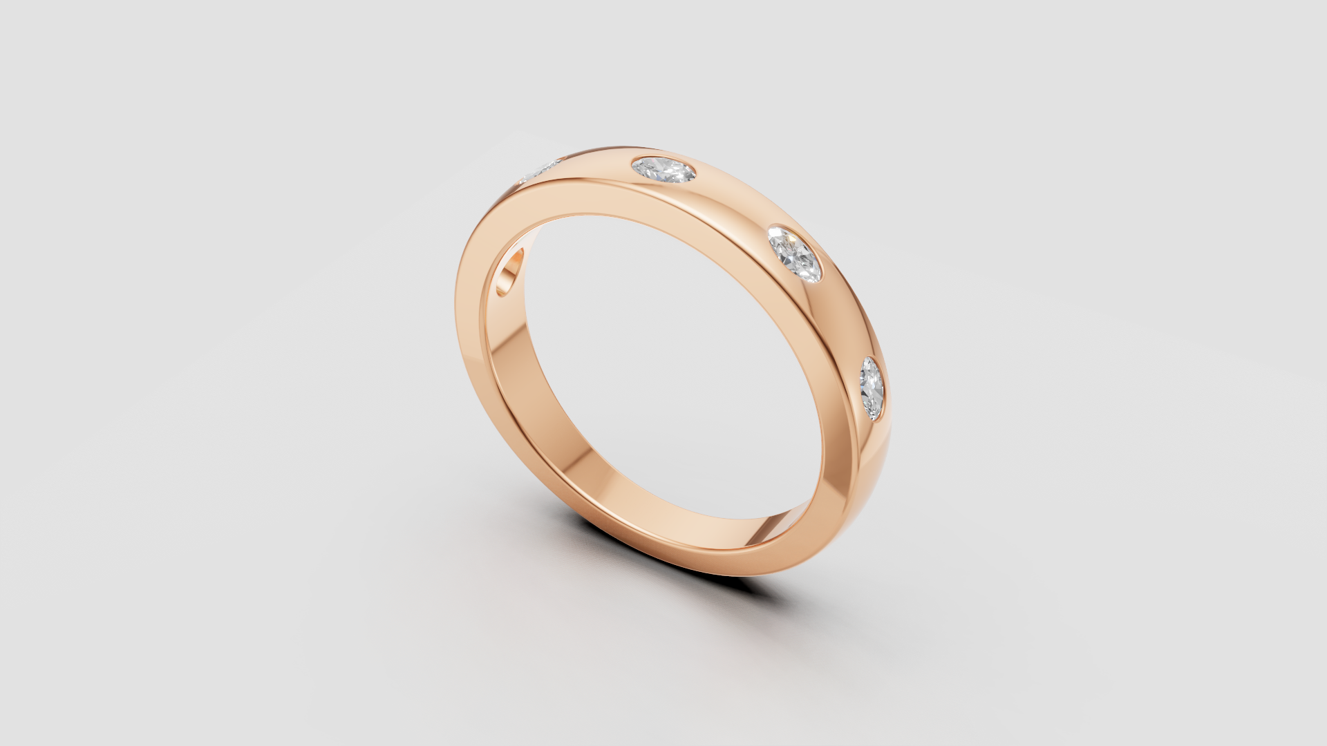 Eternal Spark – Diamond Band Ring | DS IMPEX Signature