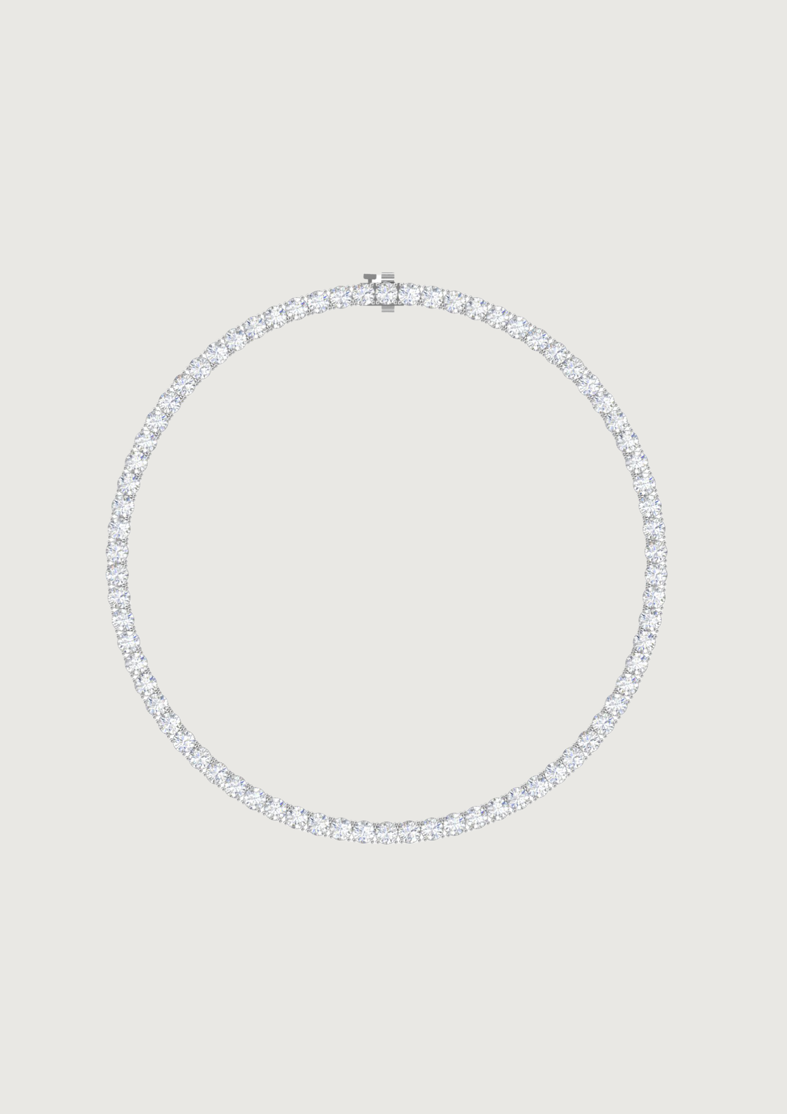 Celestial Symphony – 14K Gold Diamond Tennis Necklace | DS IMPEX