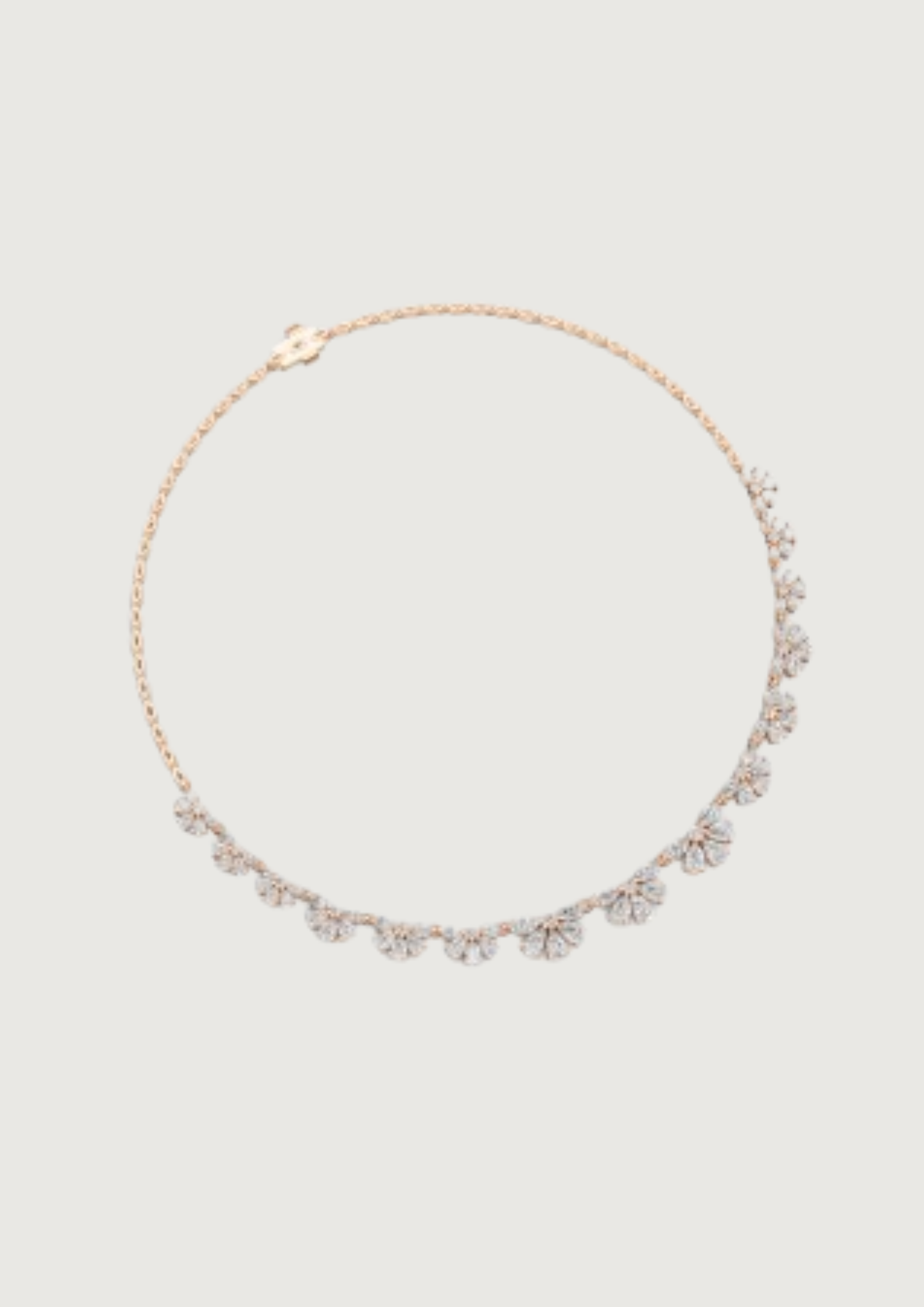 ✨ Radiant Blossom – Diamond Cluster Necklace | DS IMPEX Luxury