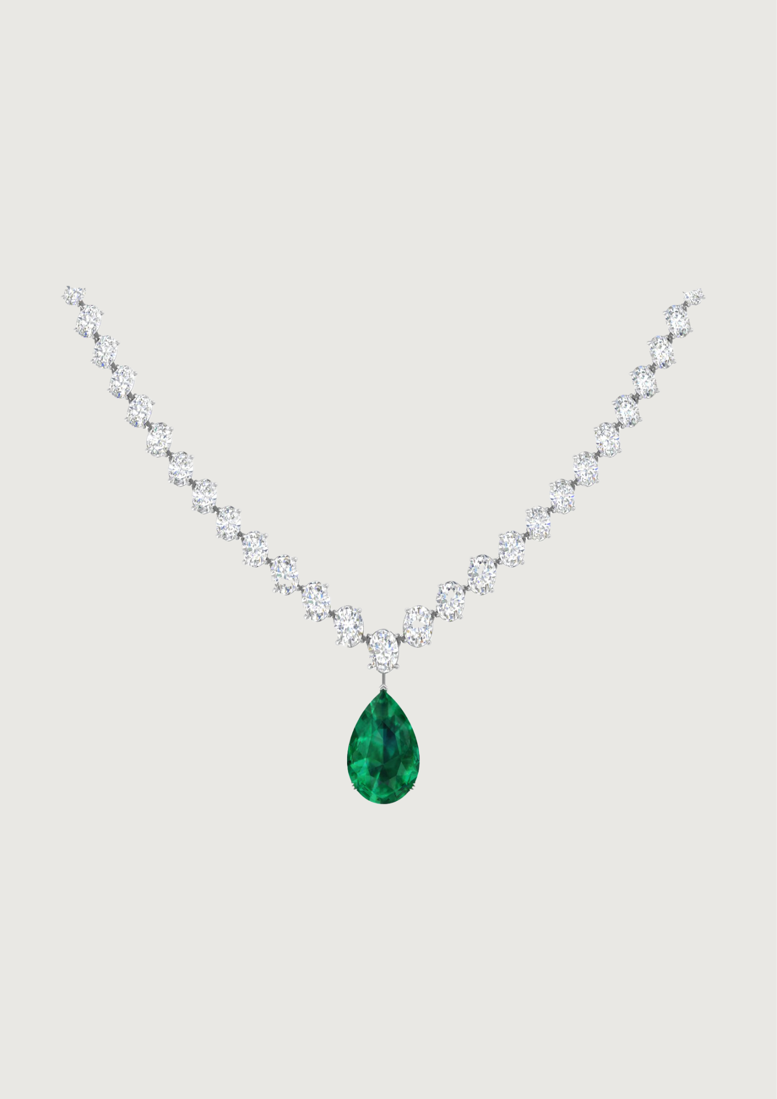 Emerald Elegance Drop Necklace – Nature’s Grace in a Jewel 💚