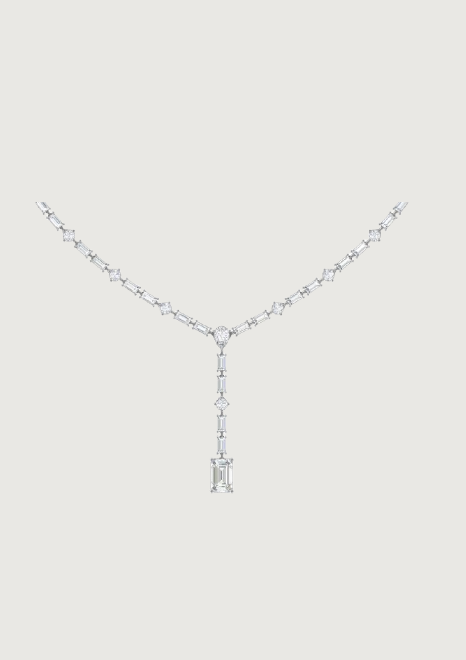 💎 Eternal Grace – Diamond Y-Drop Necklace | DS IMPEX Signature