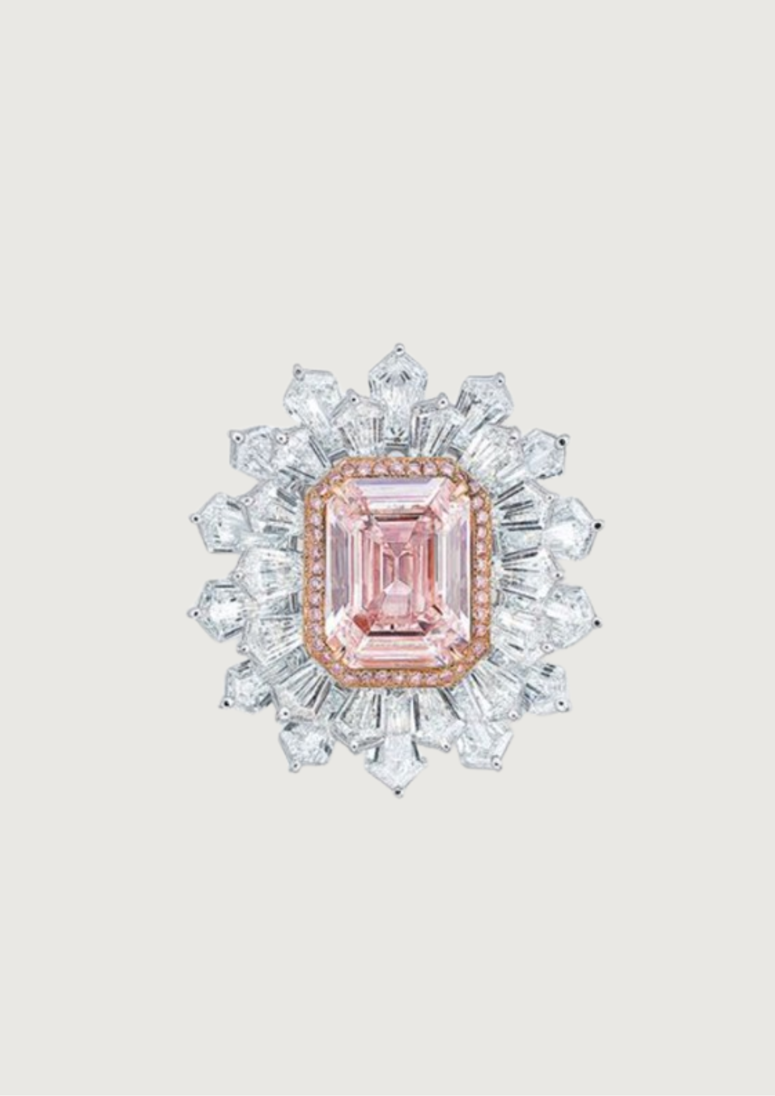 Ethereal Blossom Pendant Necklace – Pink Radiance Edition