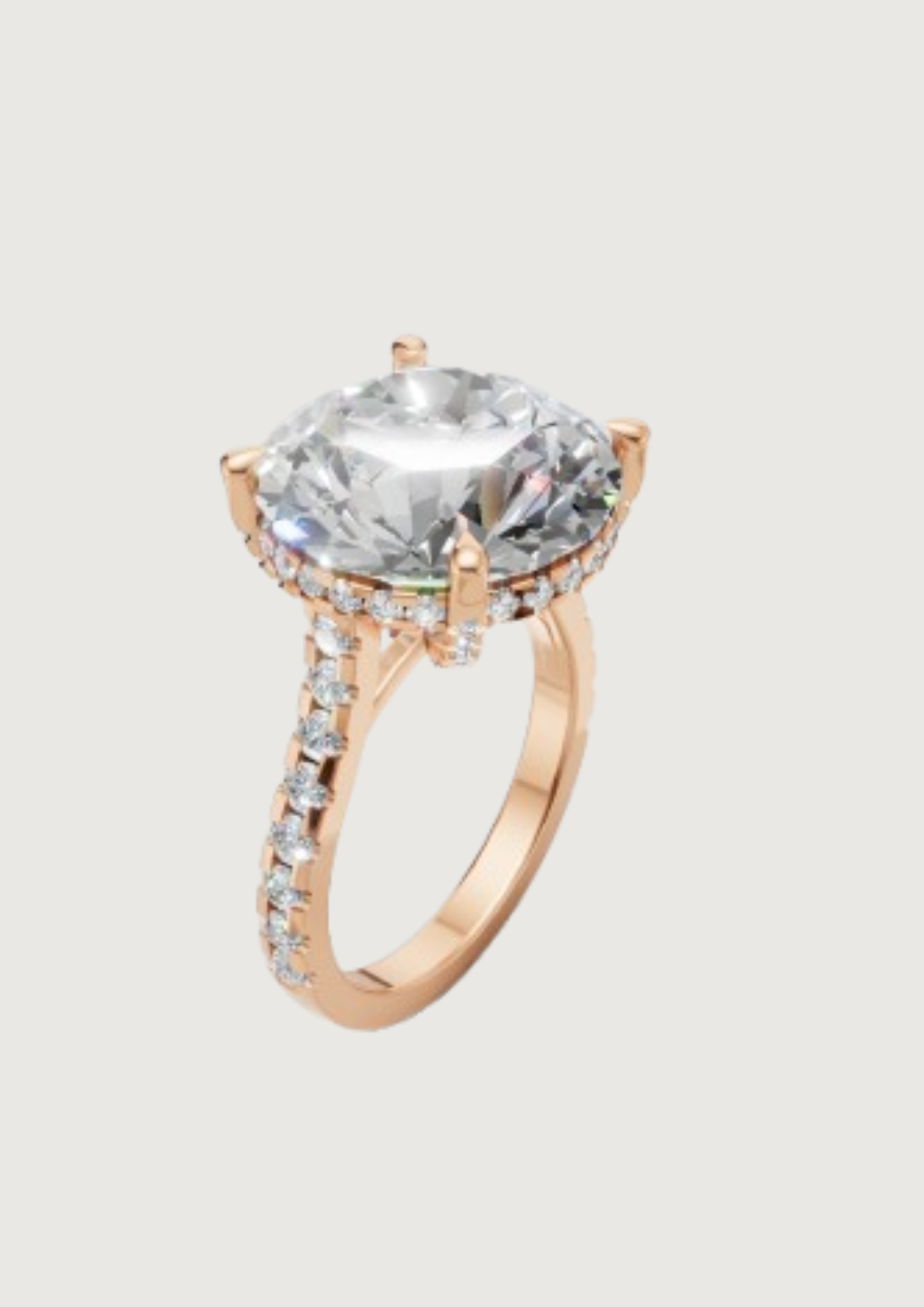 ✨ Eternal Spark – Round Brilliant Solitaire Ring | DS IMPEX Signature