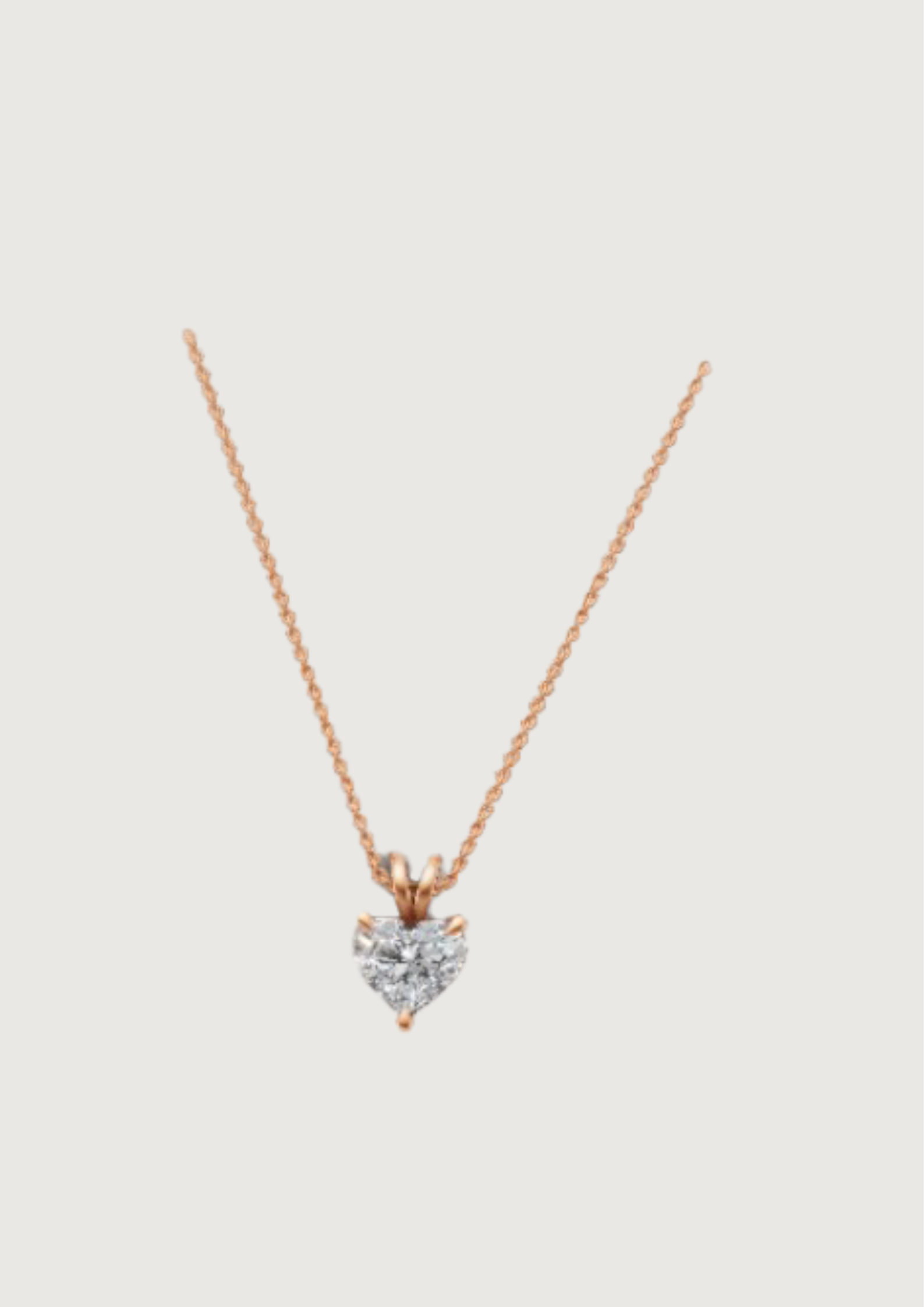 Serene Heart Pendant – Elegant Love in Gold