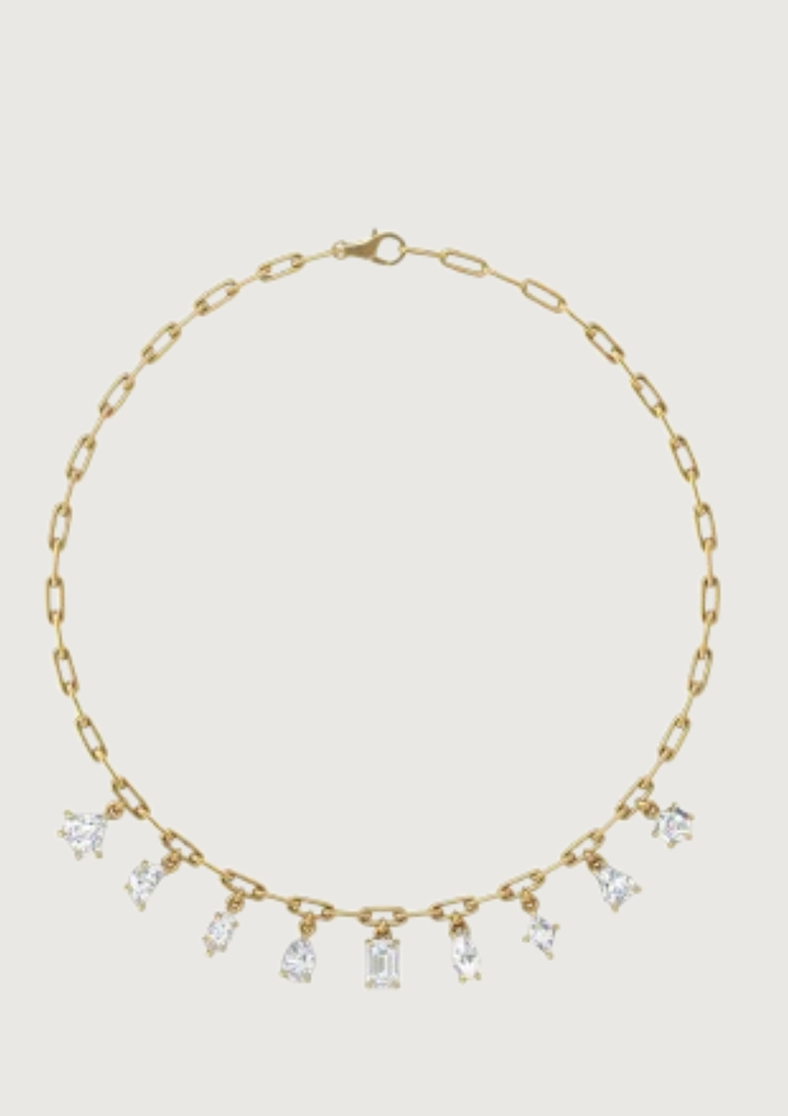✨ Modern Minimalist Diamond Charm Necklace | DS IMPEX