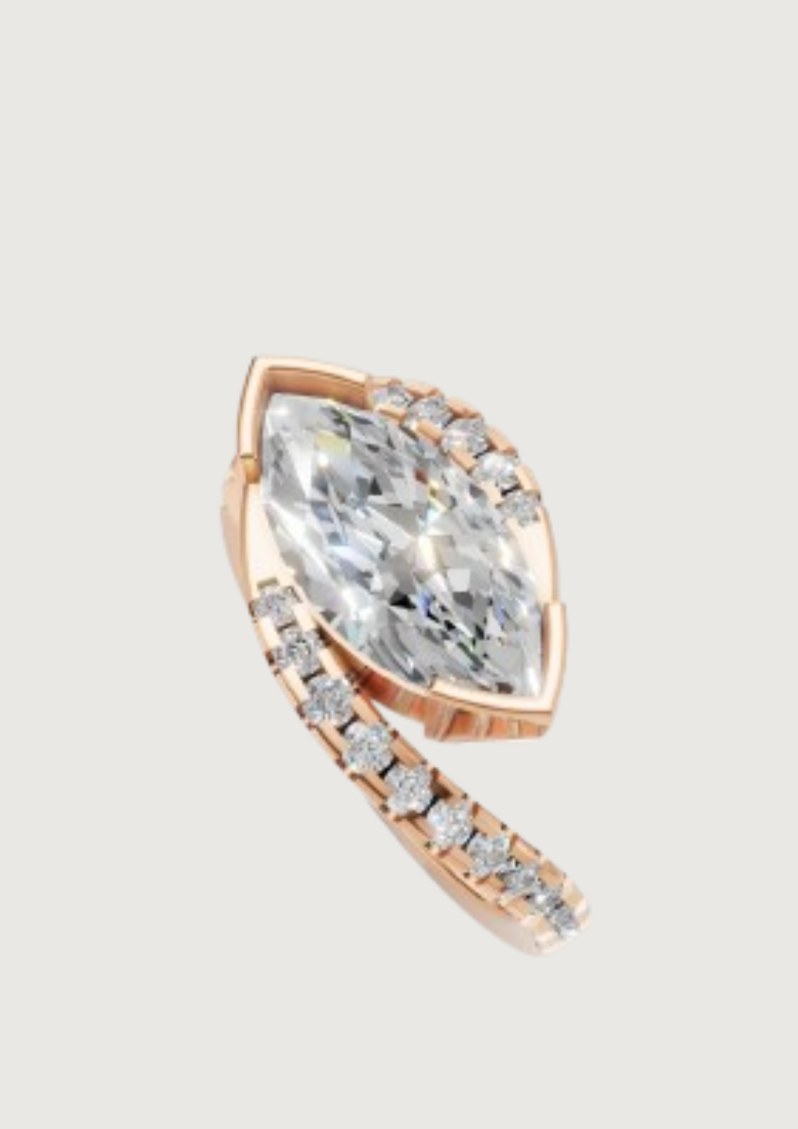 Infinity Grace – Marquise Cut Bypass Diamond Ring | DS IMPEX Signature