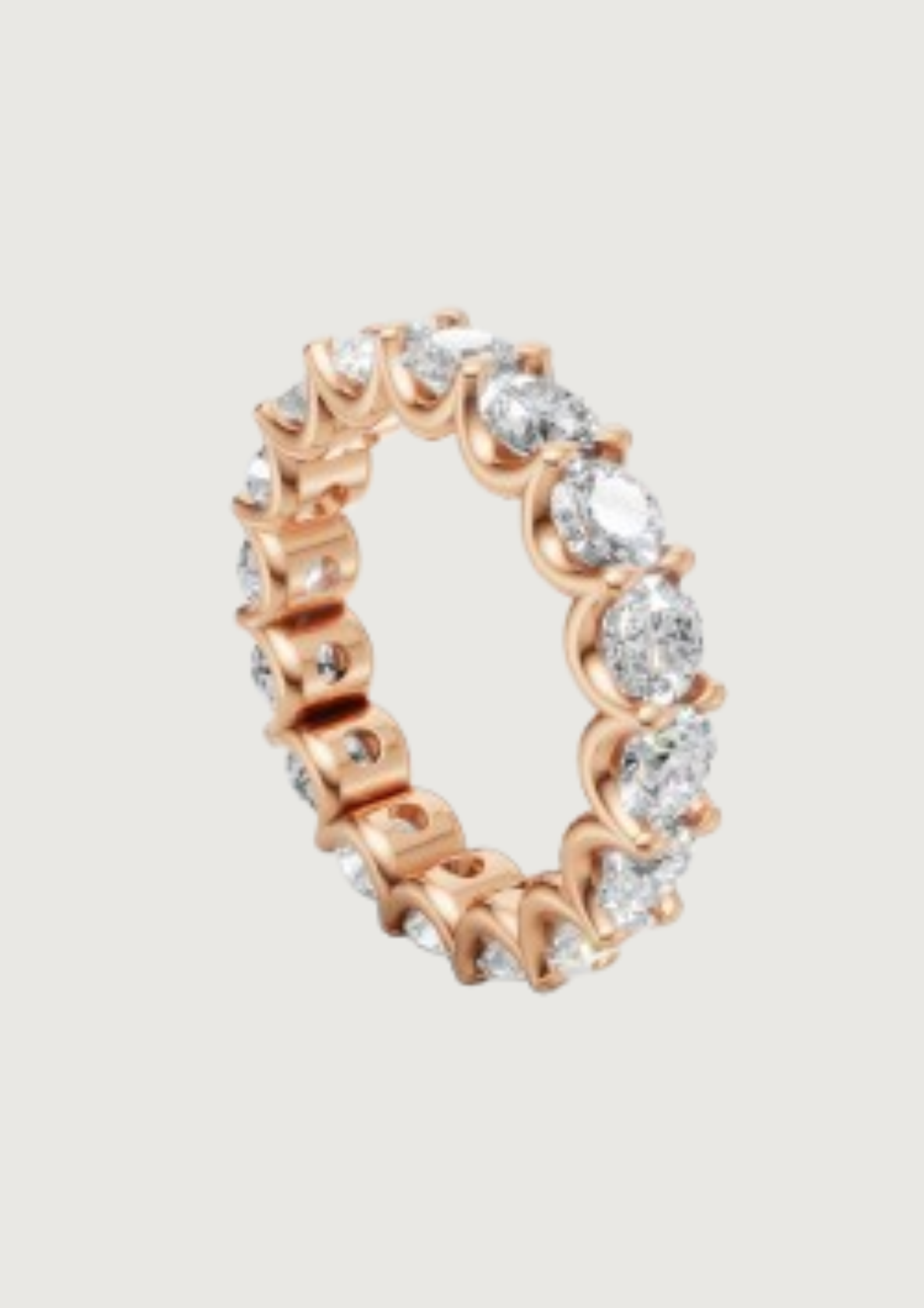 💎 Diamond Eternity Band – Full Round Setting | 14K Gold | DS IMPEX