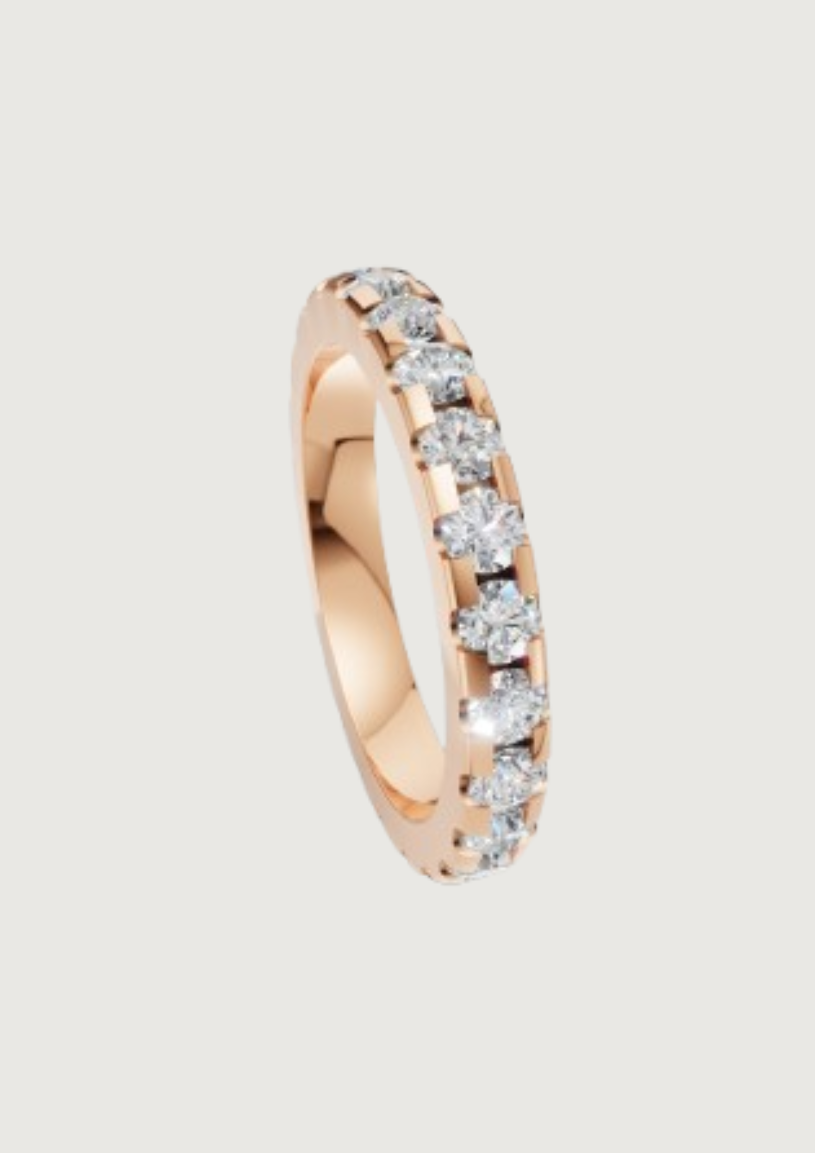 💍 Classic Diamond Eternity Band – Rose Gold | DS IMPEX